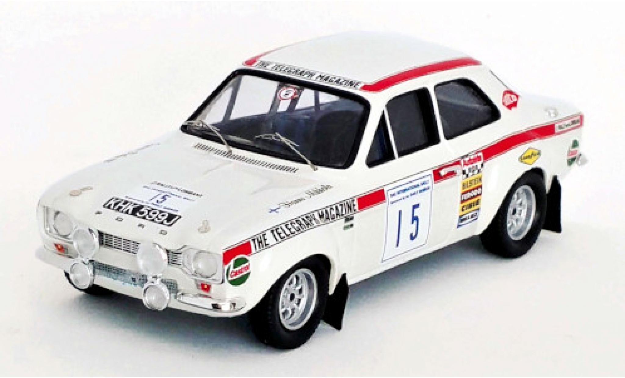 Ford Escort 1/43 Trofeu MK I TC No.15 RAC Rallye 1970 H.Mikkola/G.Palm modellino in miniatura