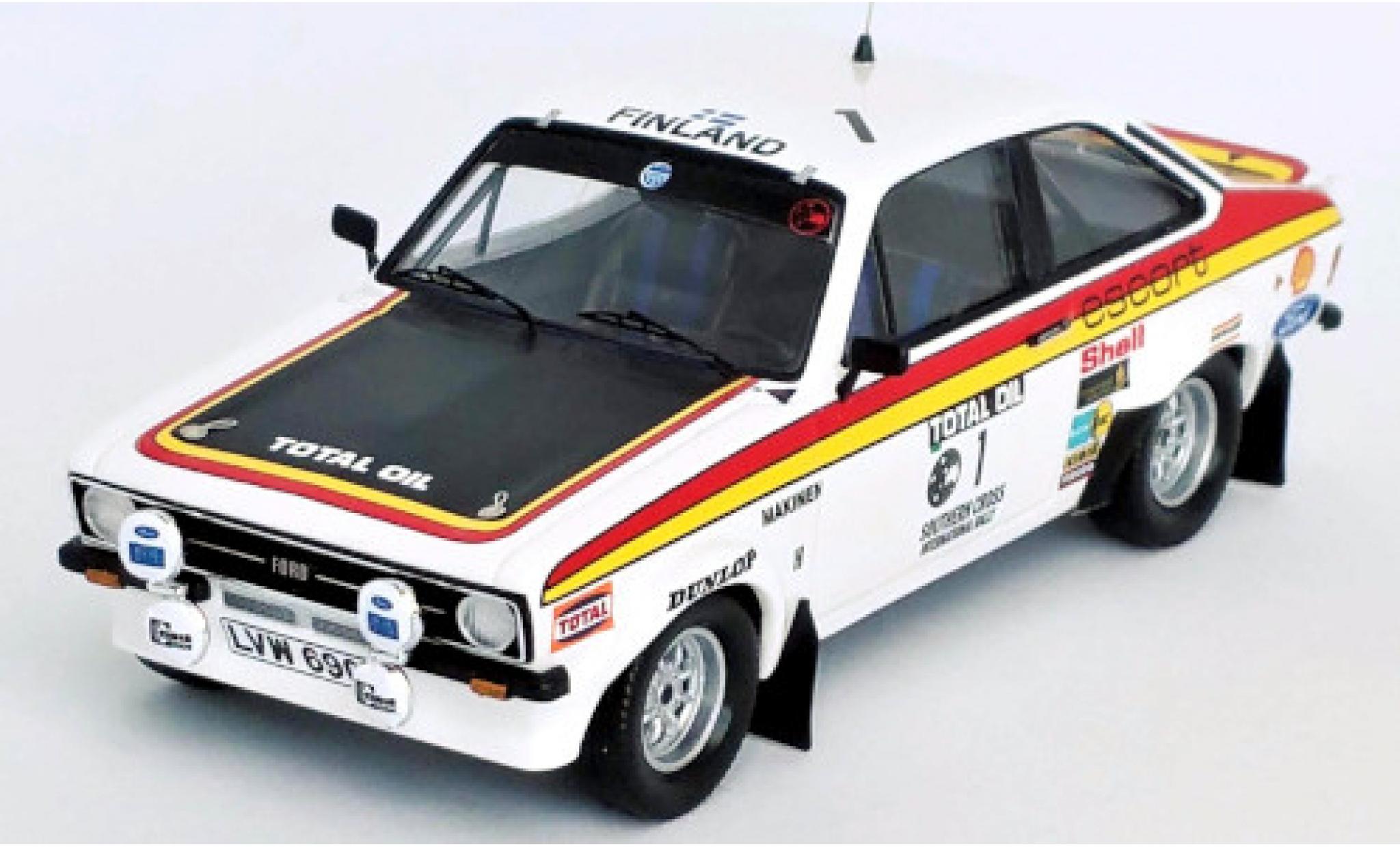 Ford Escort 1/43 Trofeu Mk II RS 1800 No.1 Southern Cross Rally 1976 T.Mäkinen/H.Liddon modellino in miniatura
