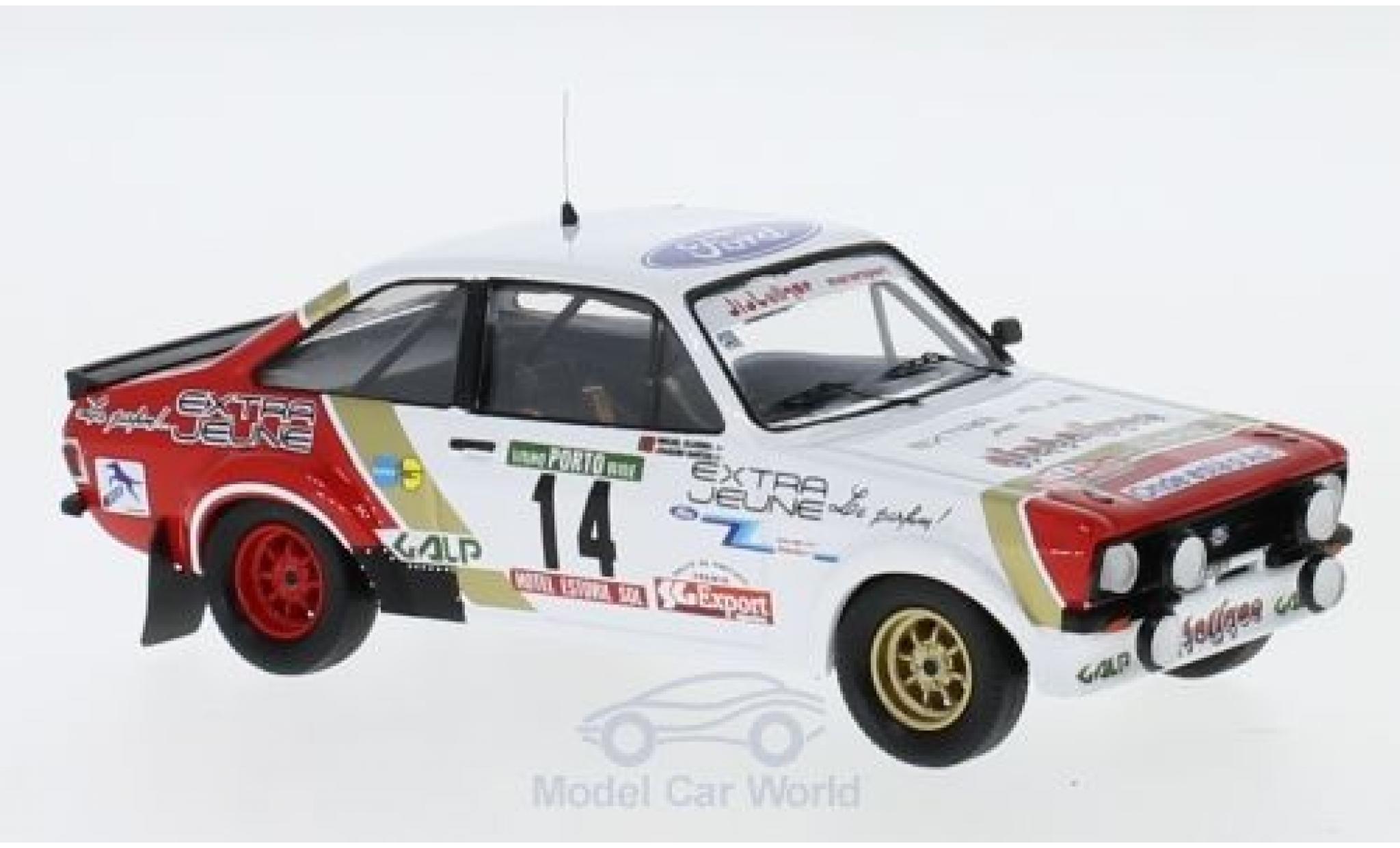 Ford Escort 1/43 Trofeu MK II RS 1800 No.14 Diabolique Motorsport Rallye WM Rallye Portugal 1984 J.Santos/M.Oliveira modellino in miniatura