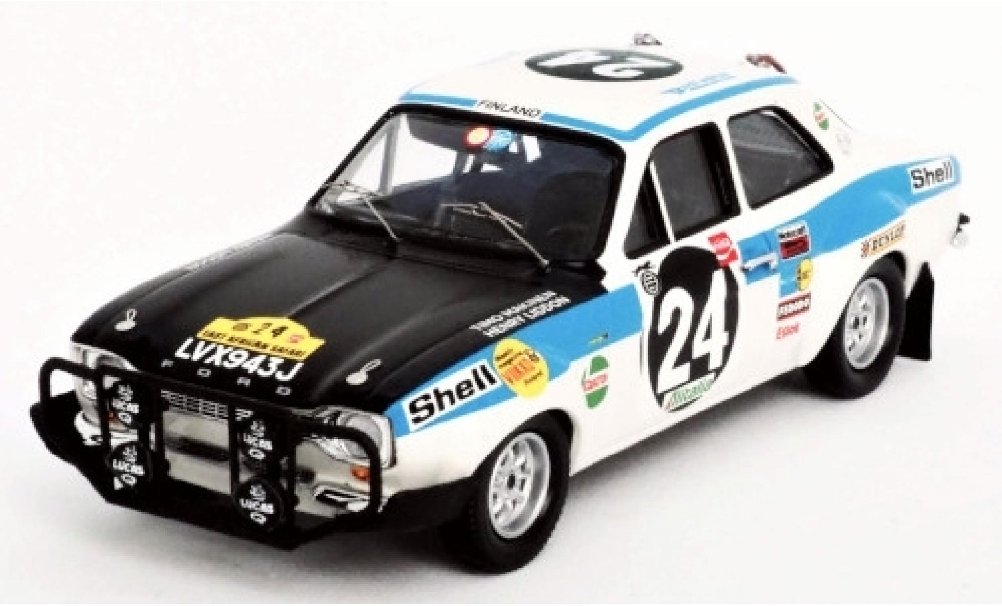 Ford Escort 1/43 Trofeu MkI No.24 East African Safari Rally 1971 T.Makinen/H.Liddon modellino in miniatura