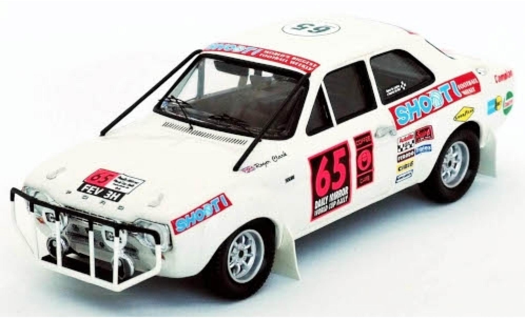 Ford Escort 1/43 Trofeu MkI No.65 London - Mexico World Cup Rally 1970 R.Clark/A.Poole modellino in miniatura