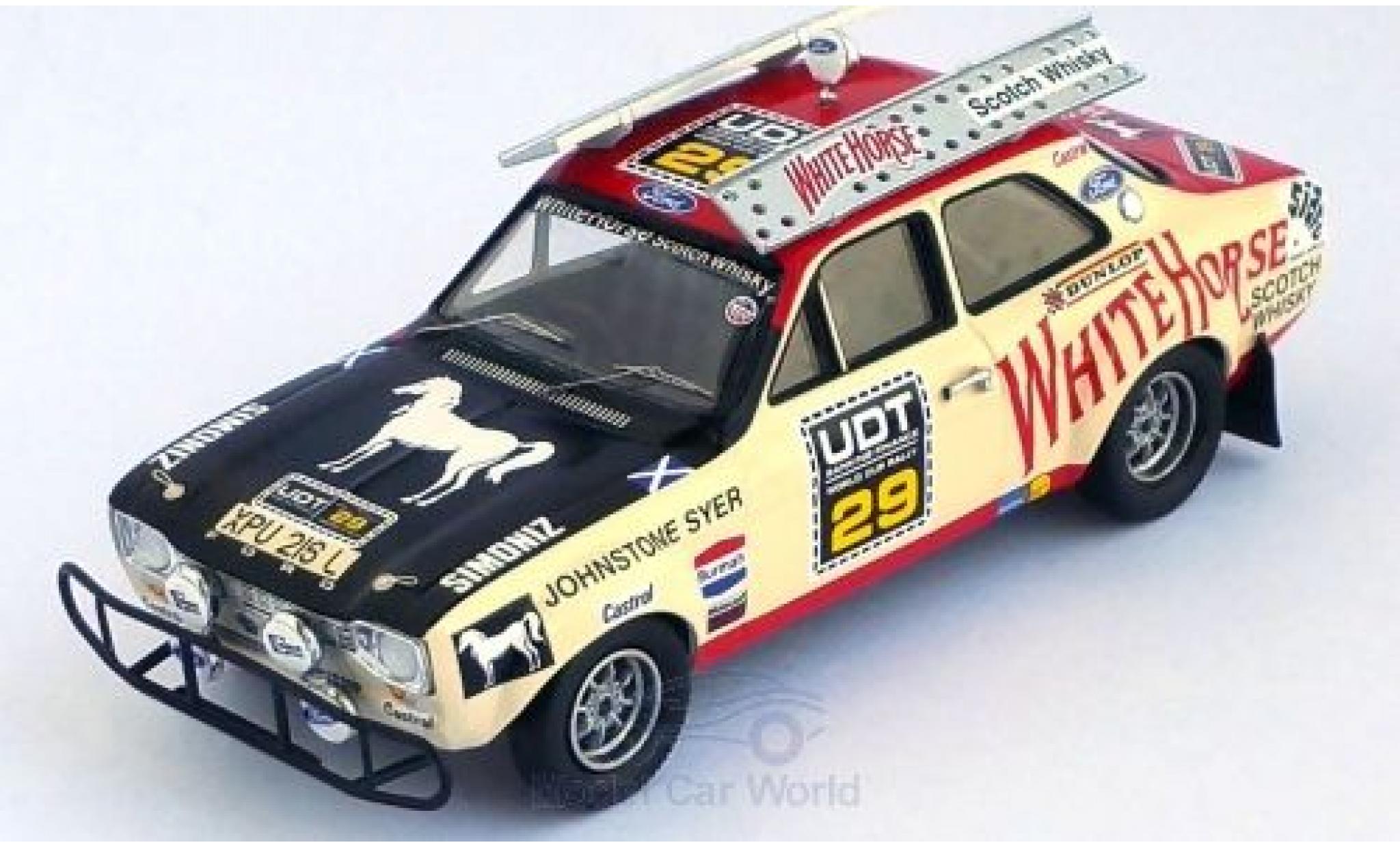 Ford Escort 1/43 Trofeu MKI RHD No.29 White Horse World Cup Rally 1974 A.Cowan/J.Syer modellino in miniatura