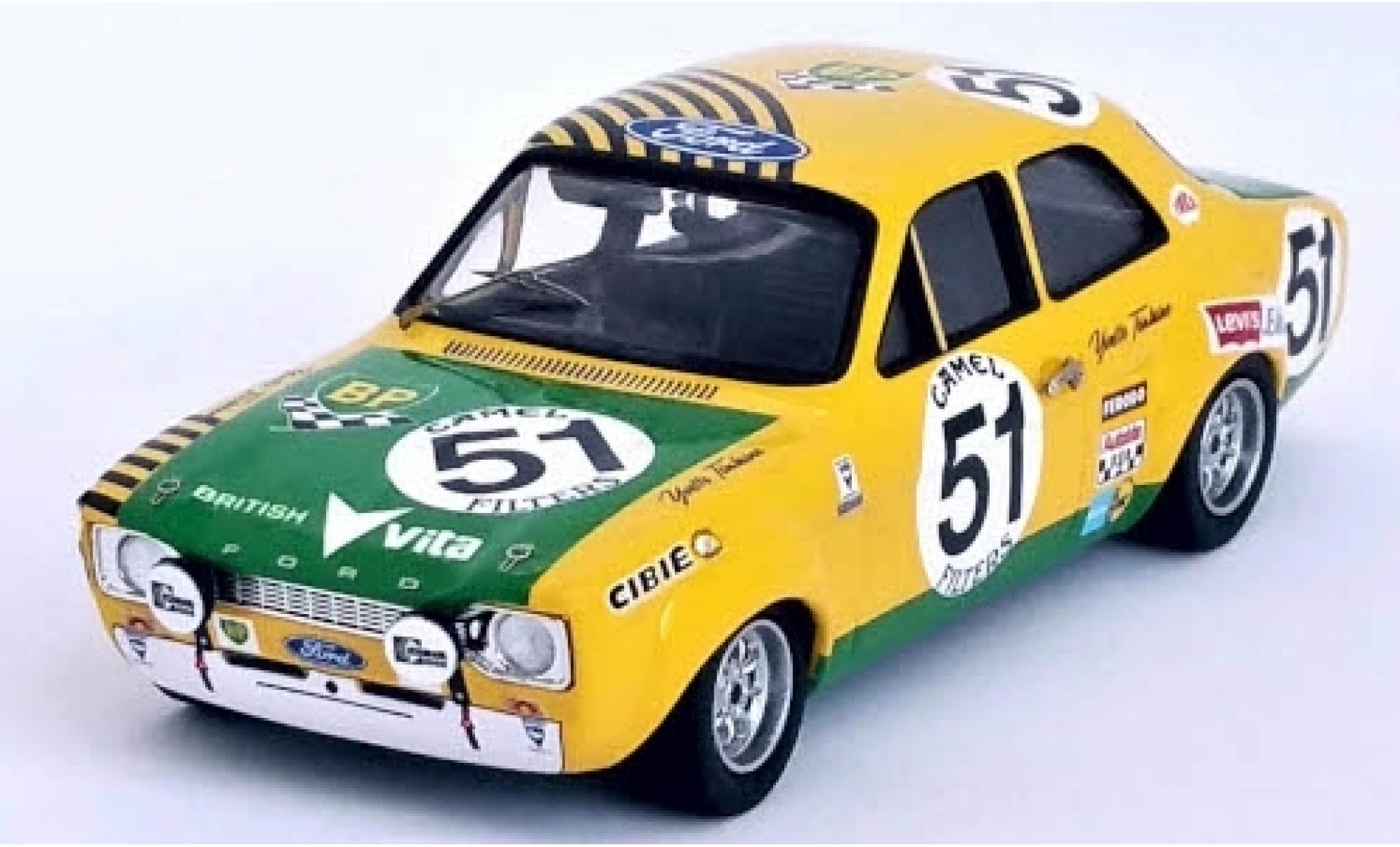 Ford Escort 1/43 Trofeu MkI RHD No.51 BP 24h Spa Francorchamps 1971 H.Akersloot/Y.Fontaine modellino in miniatura