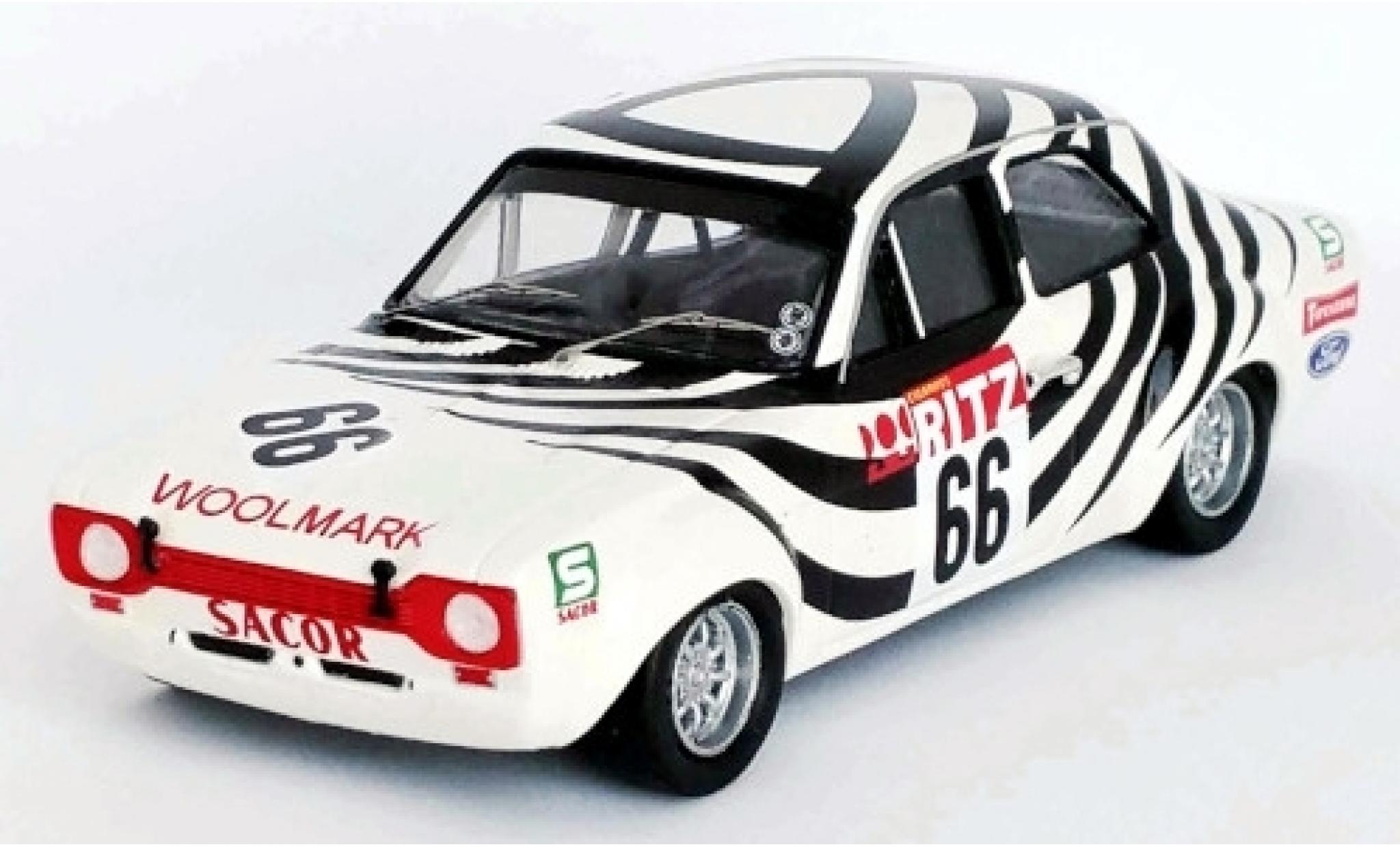 Ford Escort 1/43 Trofeu MkI RHD No.66 Montes Claros 1971 F.Santos modellino in miniatura