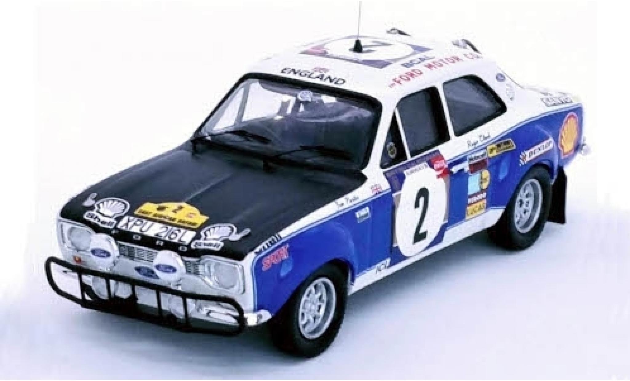 Ford Escort 1/43 Trofeu MkI RS 1600 RHD No.2 Rallye WM East African Safari Rally 1973 R.Clark/J.Porter modellino in miniatura