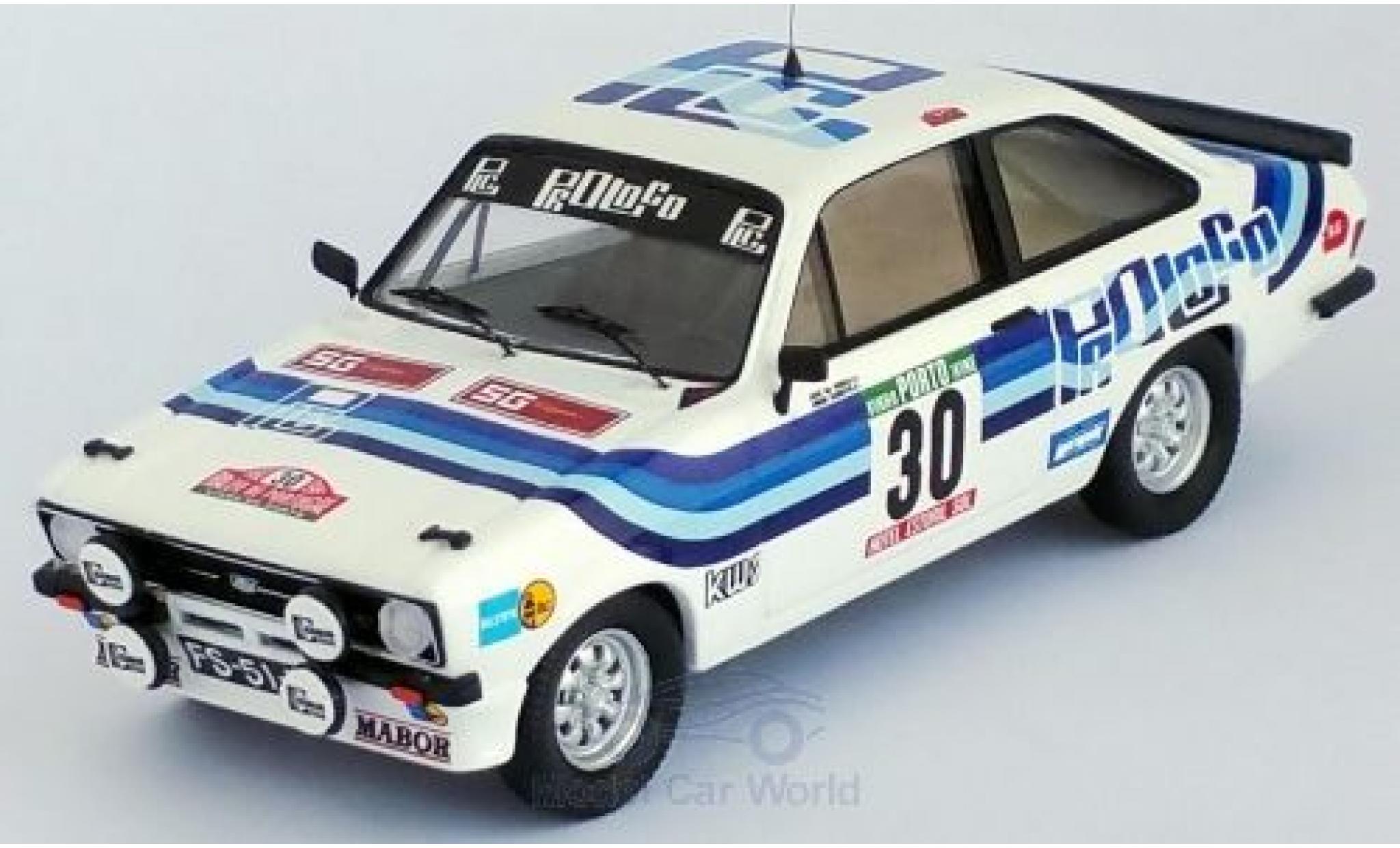 Ford Escort 1/43 Trofeu MKII No.30 Rallye WM Rally Portugal 1980 J.M.Cunha/J.Barreto modellino in miniatura