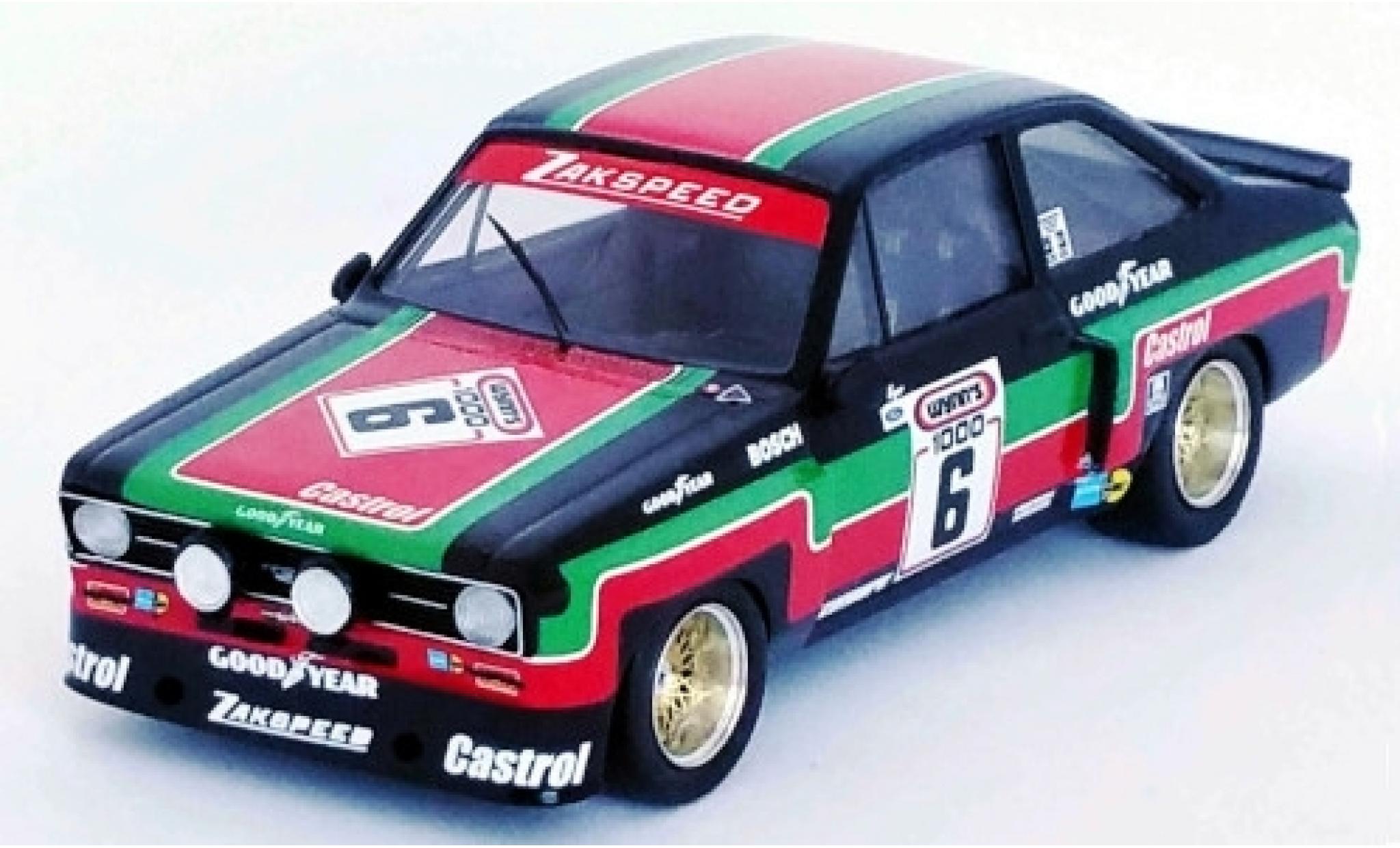 Ford Escort 1/43 Trofeu MkII No.6 Zakspeed Castrol 1000km Kyalami 1976 H.Heyer/K.Ludwig modellino in miniatura
