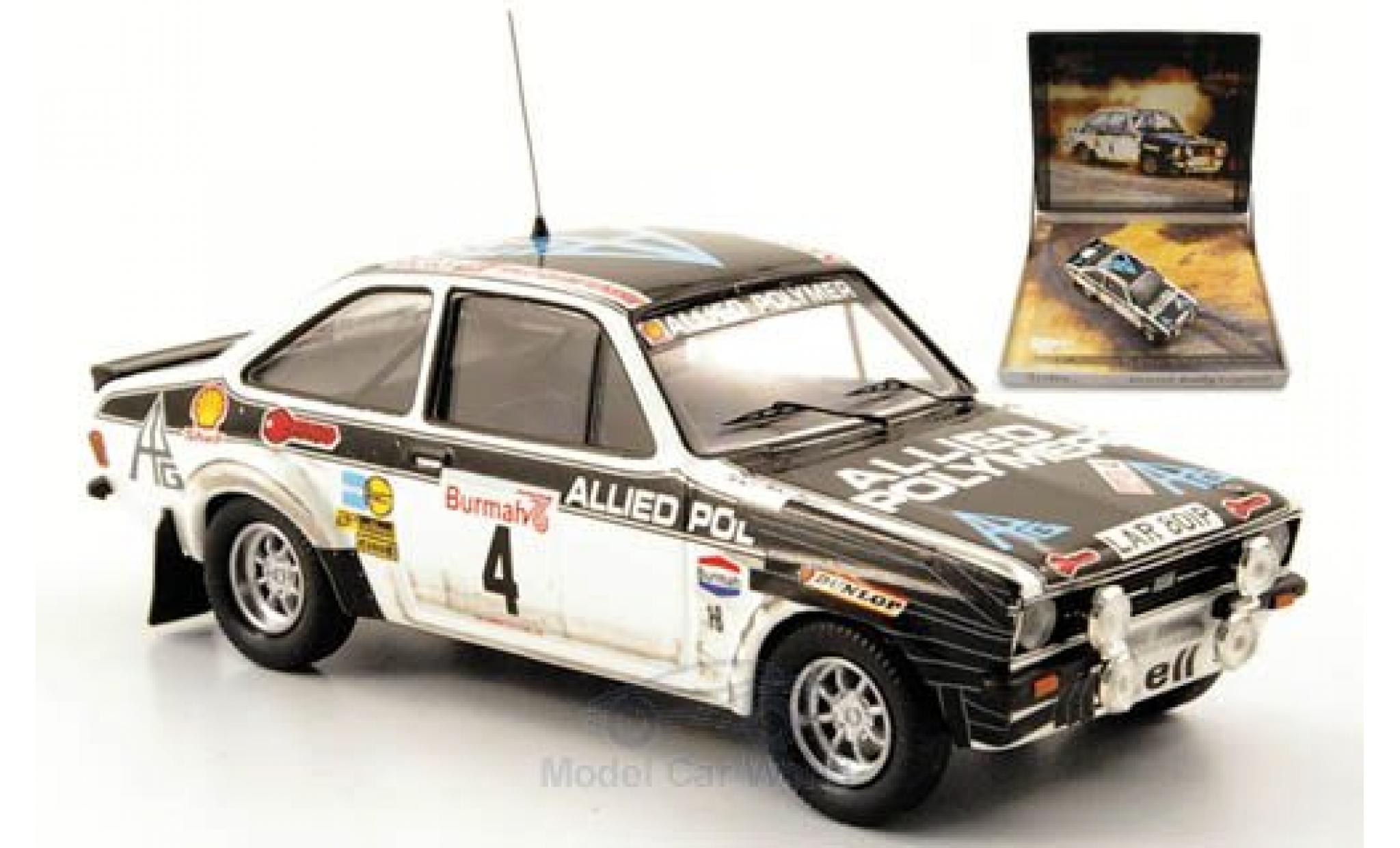 Ford Escort MKI 1/43 Trofeu MKII RS 1800 No.4 Allied Polymer RAC Rallye 1976 British Rallye Legends A.Vatanen modellino in miniatura