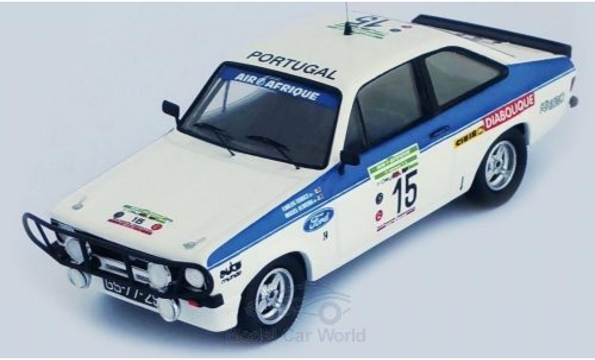 Ford Escort 1/43 Trofeu MKII RS 2000 No.15 Rallye WM Rallye Bandama 1979 C.Torres/M.Oliveira modellino in miniatura
