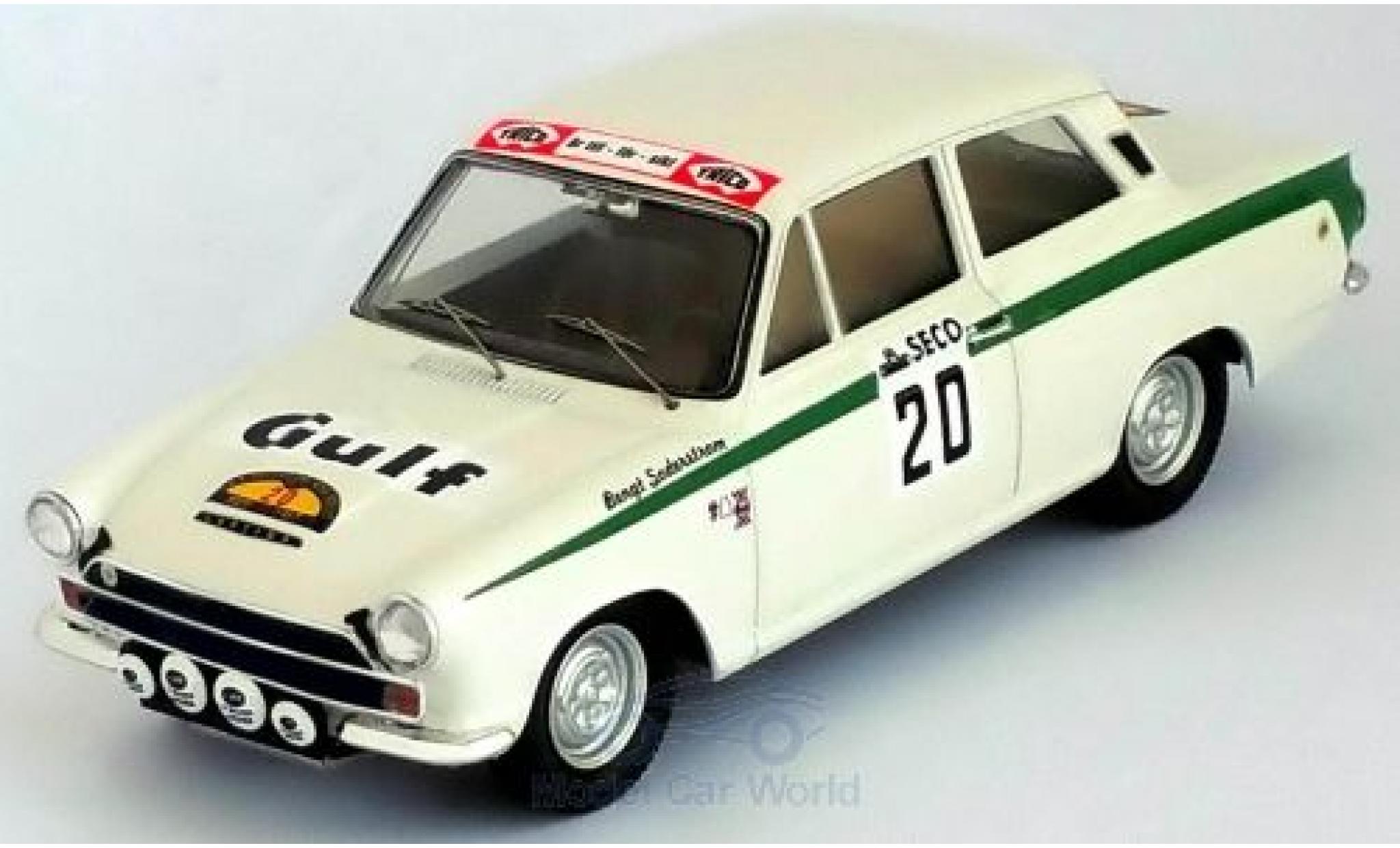 Ford Lotus 1/43 Trofeu Cortina No.20 Rallye Schweden 1967 B.Söderström/G.Palm modellino in miniatura