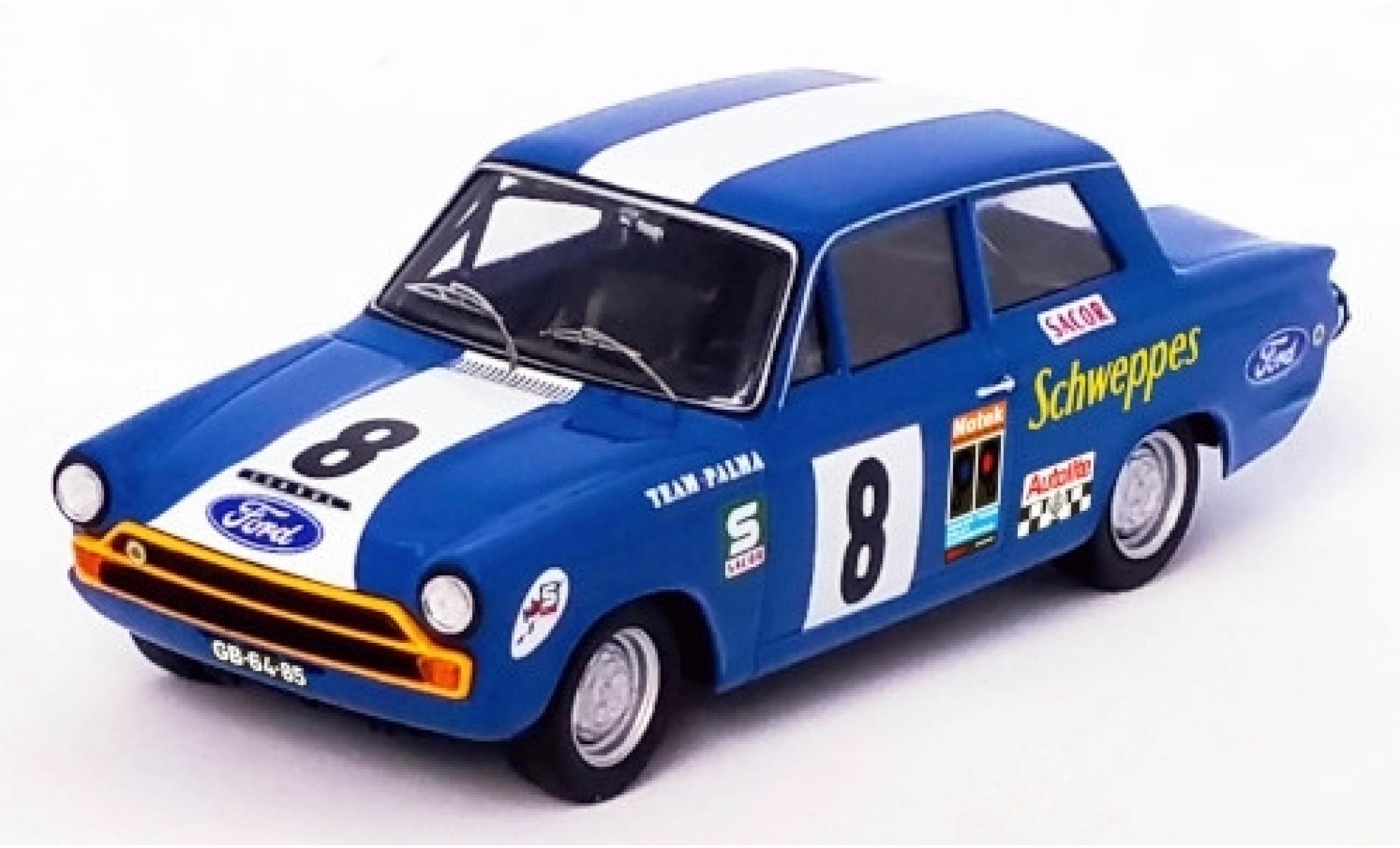 Ford Lotus 1/43 Trofeu Cortina No.8 Team Palma Montes Claros 1969 F.Santos modellino in miniatura