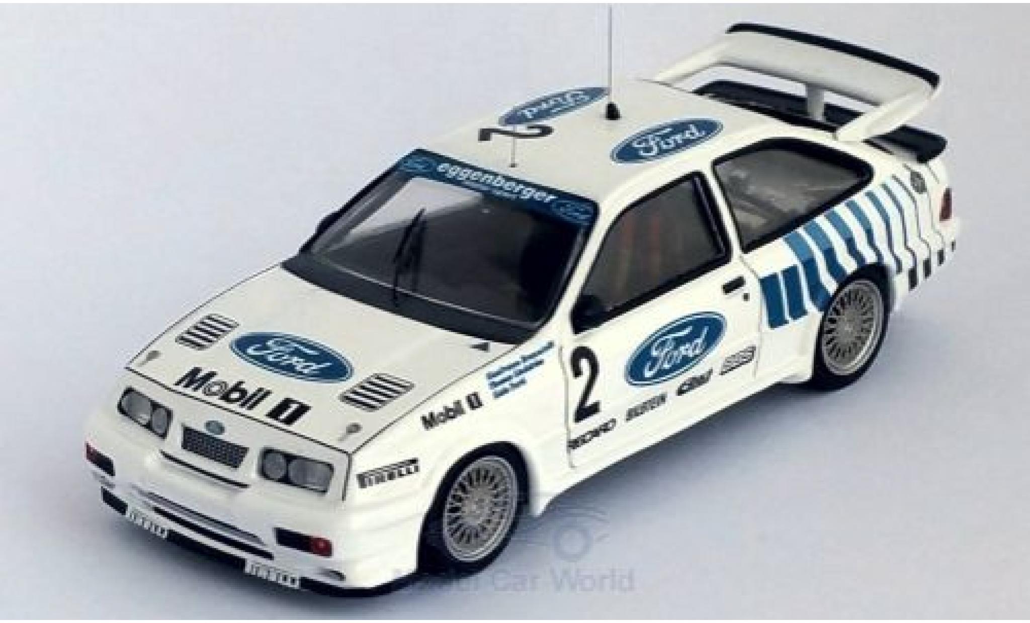 Ford Sierra 1/43 Trofeu RS 500 Cosworth No.2 Eggenberger Mobil 1 24h Nürburgring 1989 G.Brancatelli/T.Lindström/A.Ferte modellino in miniatura