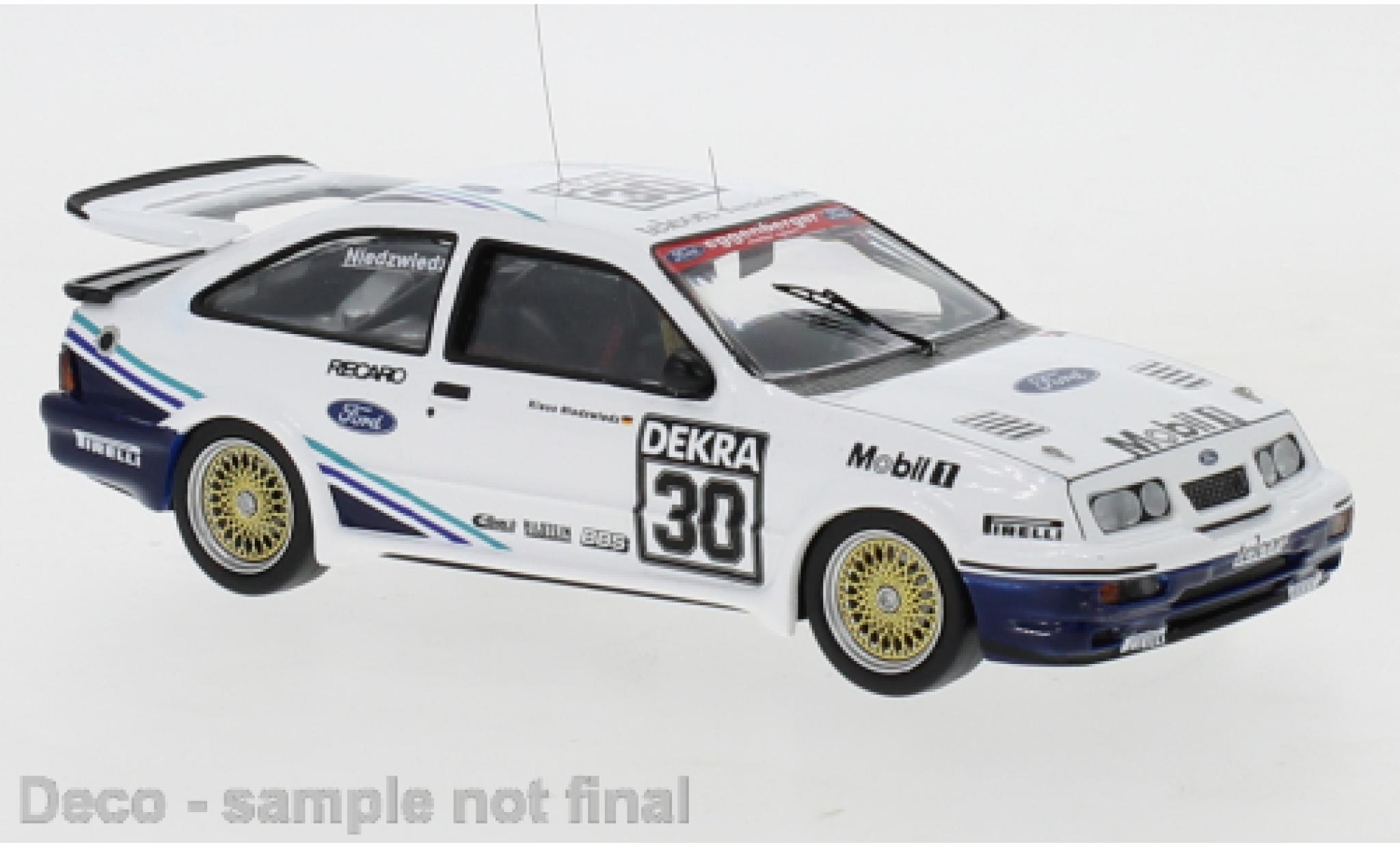 Ford Sierra 1/43 Trofeu RS 500 Cosworth No.30 Eggenberger Motorsport DTM 1989 exclusive Model Car World K.Niedzwiedz modellino in miniatura