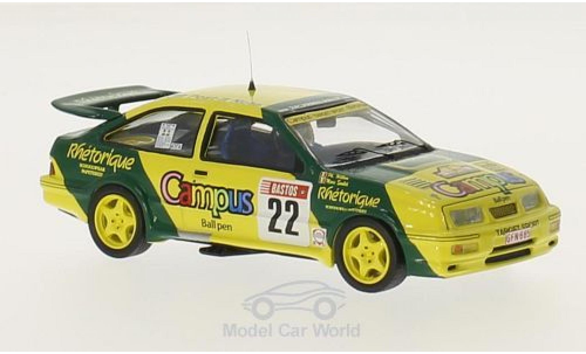 Ford Sierra 1/43 Trofeu RS Cosworth No.22 Target Sport Campus 24h Ypres 1988 M.Soulet/P.Willem modellino in miniatura