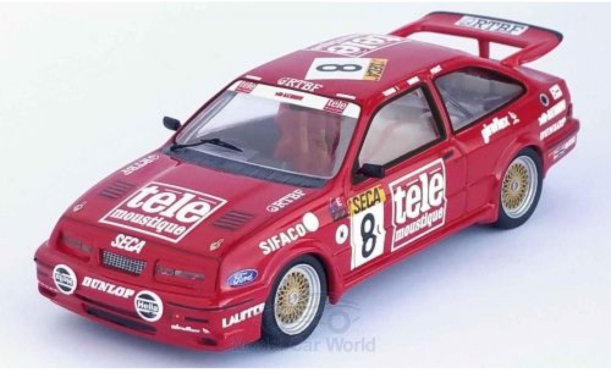 Ford Sierra 1/43 Trofeu RS Cosworth RHD No.8 tele moustique 24h Spa 1987 A.Rouse/T.Tassin/W.Percy modellino in miniatura