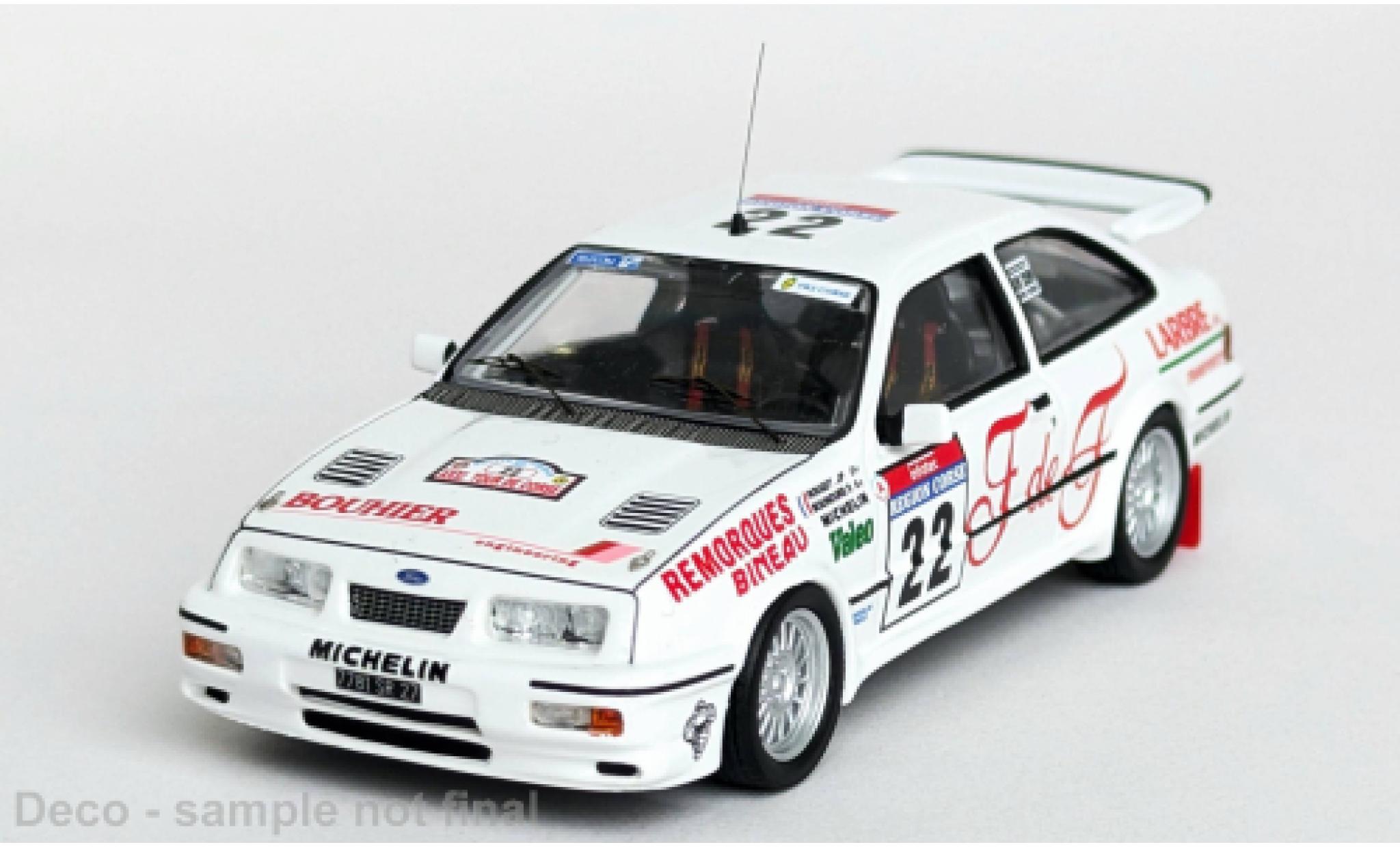 Ford Sierra 1/43 Trofeu RS Cosworth Tour de Corse 1987 #22 1:43 modellino in miniatura