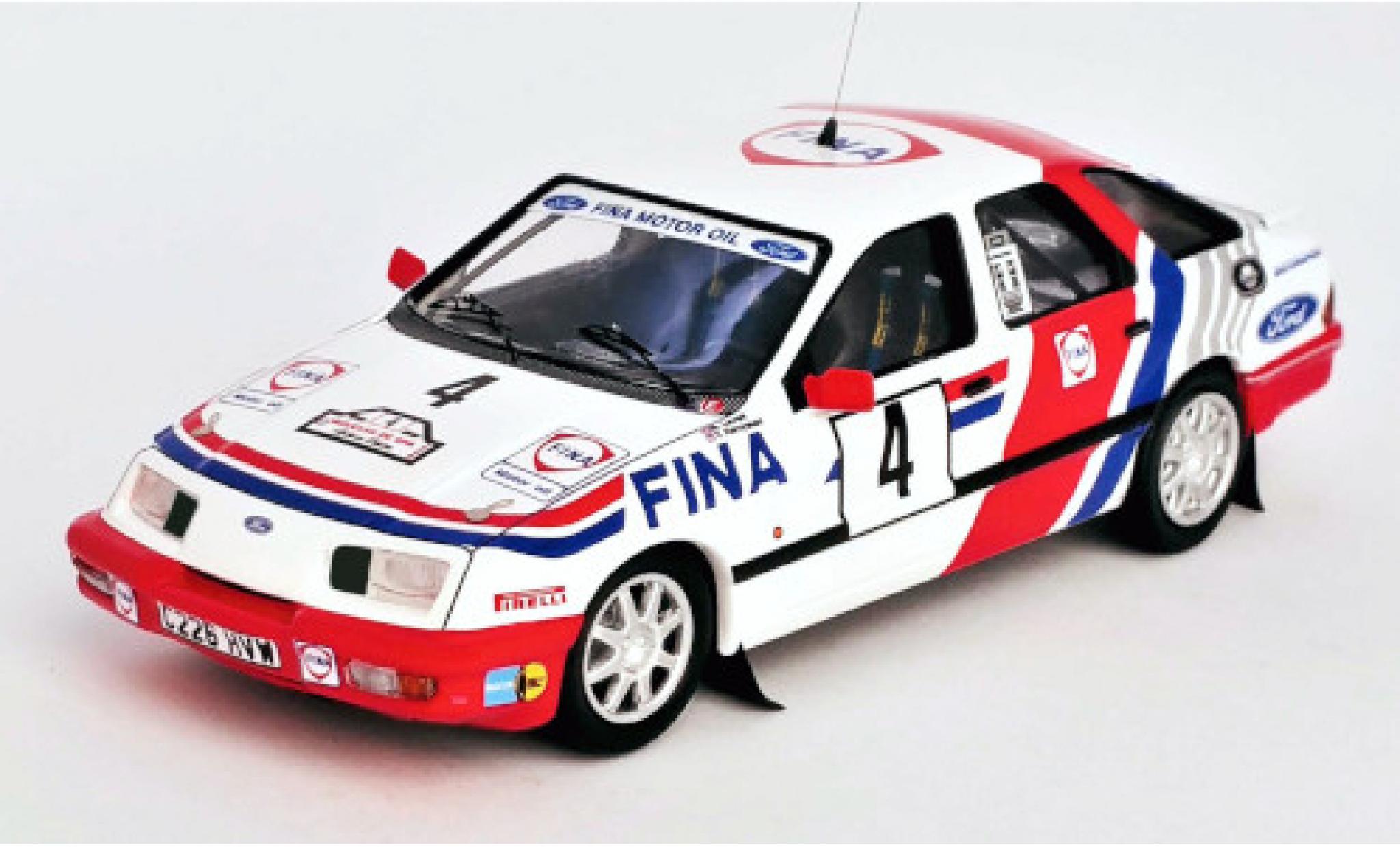 Ford Sierra 1/43 Trofeu XR 4x4 No.4 Fina Boucles de Spa 1988 M.Lovell/T.Harryman modellino in miniatura