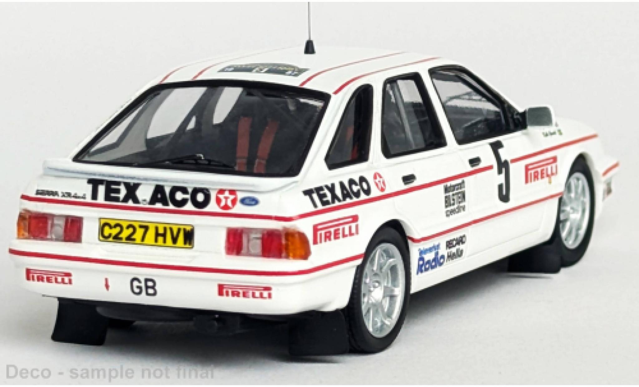 Ford Sierra 1/43 Trofeu XR 4x4 Rally Schweden 1987 #5 1:43 modellino in miniatura