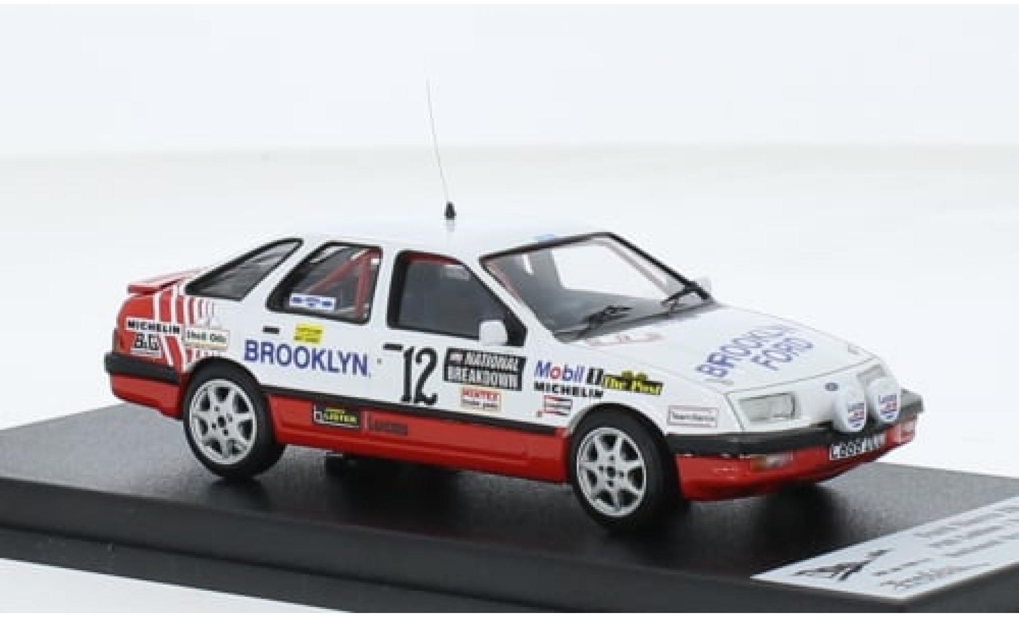 Ford Sierra 1/43 Trofeu XR 4x4 RHD No.12 National Breakdown Rally 1987 1:43 modellino in miniatura