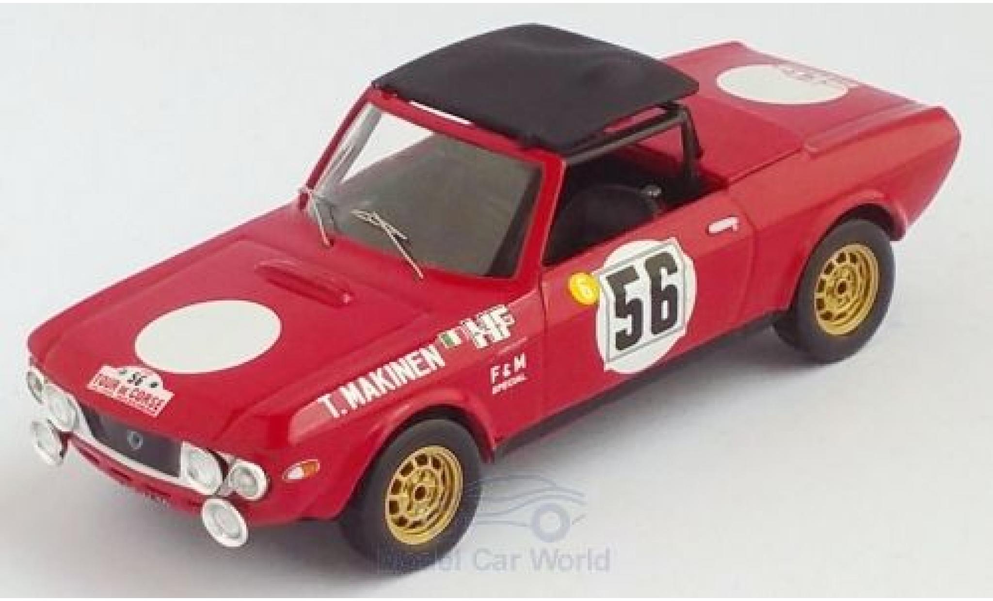 Lancia Fulvia 1/43 Trofeu F&M No.56 Tour de Corse 1969 T.Makinen/P.Easter modellino in miniatura