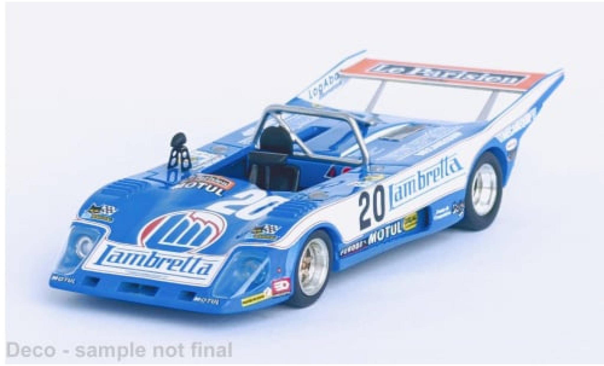 Lola T298 1/43 Trofeu RHD No.20 24h Le Mans 1979 1:43 modellino in miniatura