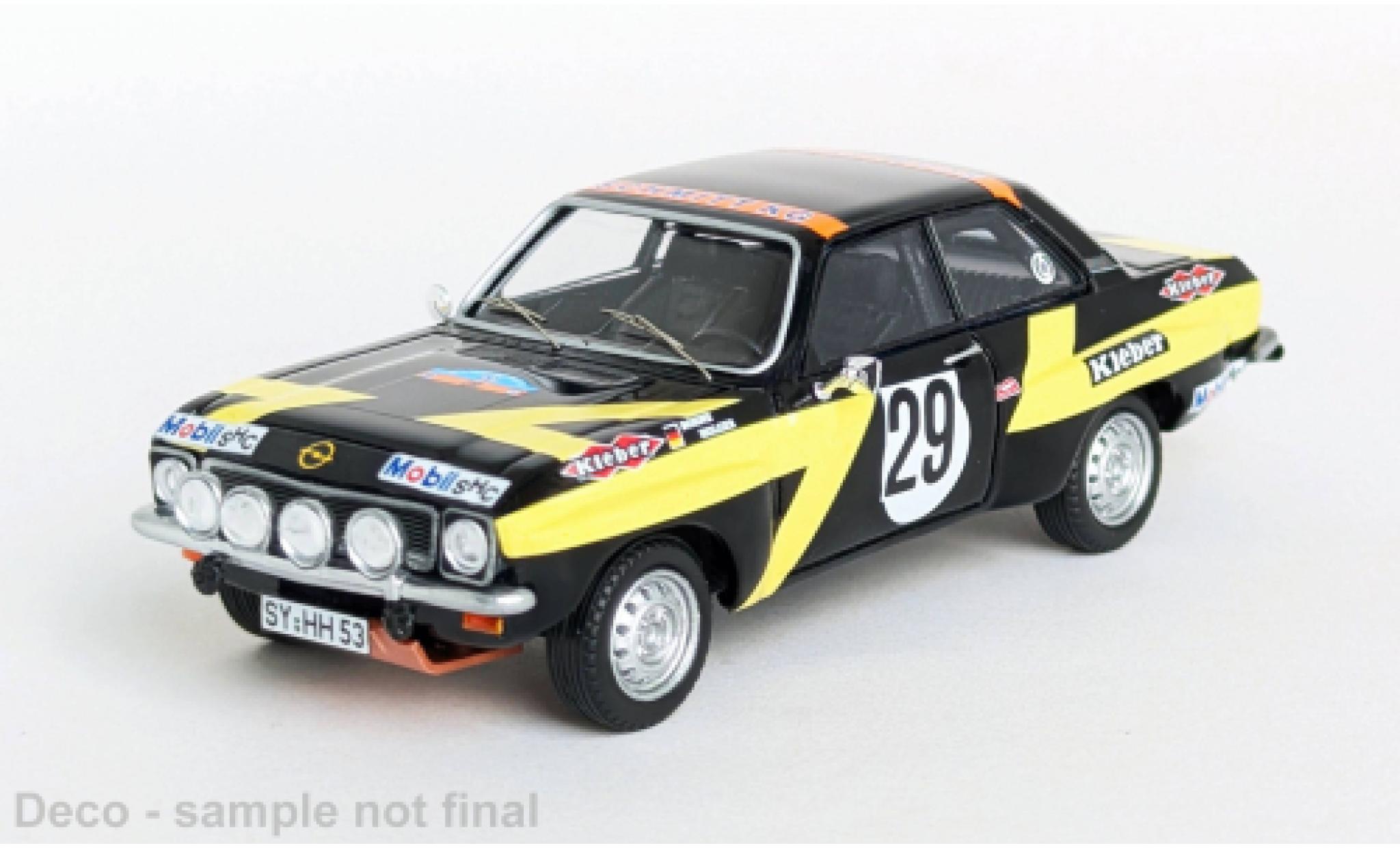 Opel Ascona 1/43 Trofeu Rally Baltic 1975 #29 1:43 modellino in miniatura