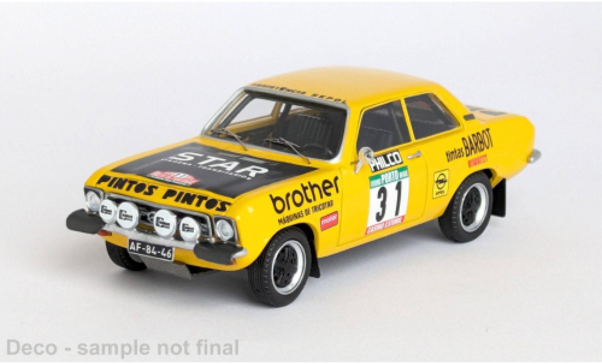 Opel Ascona 1/43 Trofeu Rally Portugal 1976 #31 1:43 modellino in miniatura