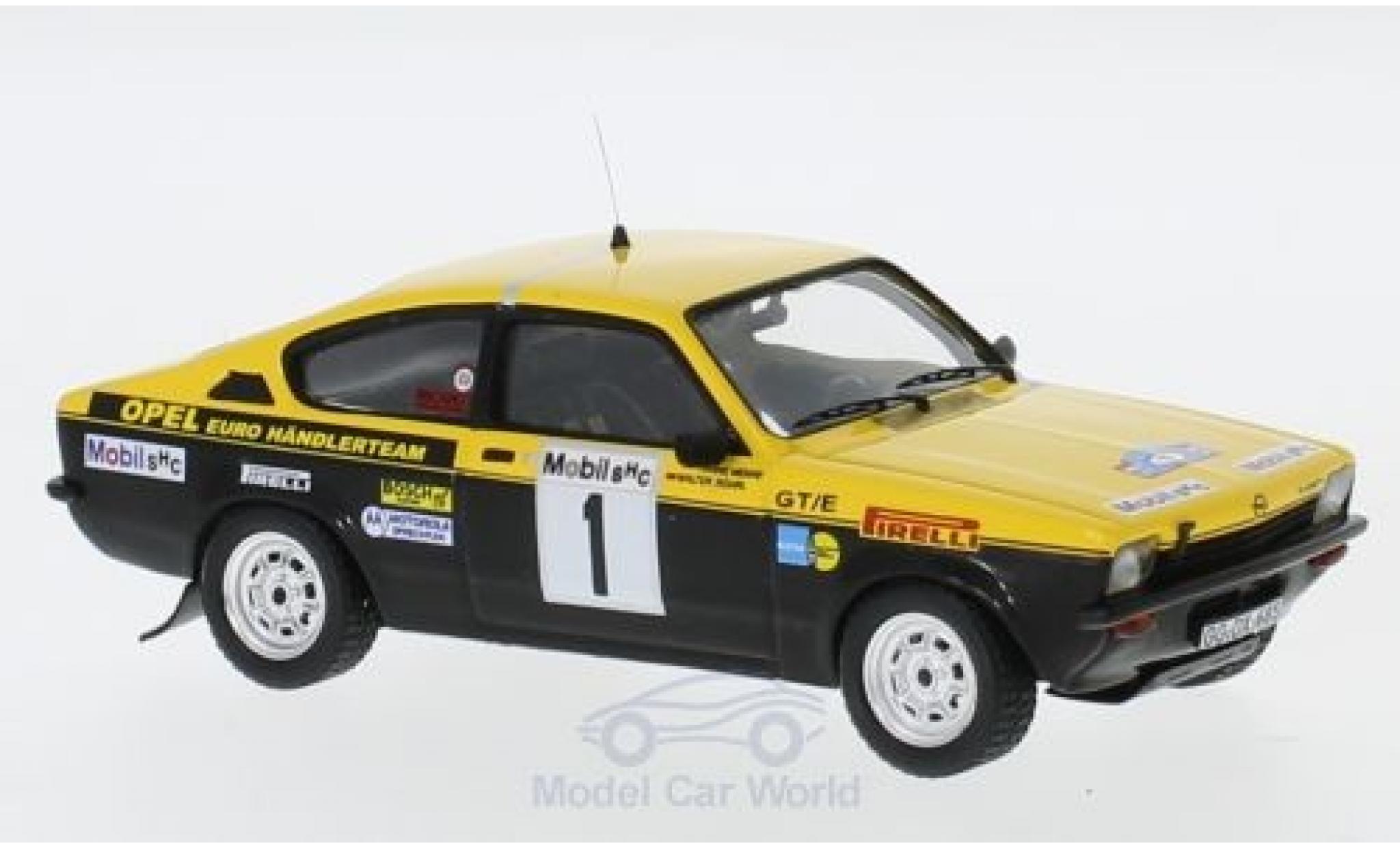 Opel Kadett 1/43 Trofeu C GT/E No.1 Euro Händlerteam Rallye DM Westfalen-Lippe Rallye 1977 W.Röhrl/H.Menne modellino in miniatura