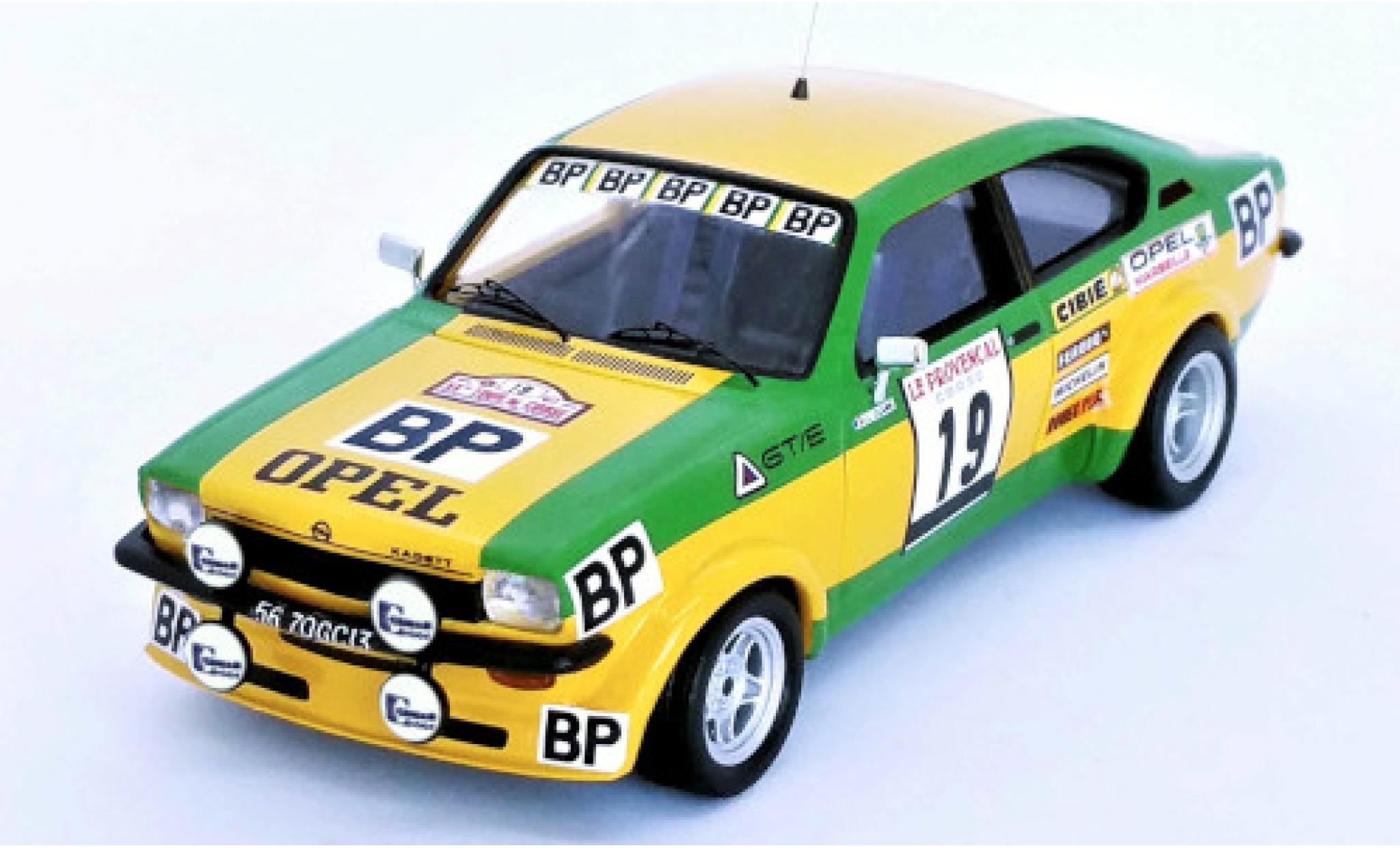 Opel Kadett 1/43 Trofeu C GT/E No.19 BP Rallye WM Tour de Corse 1976 J.L.Clarr/J-F.Fauchille modellino in miniatura