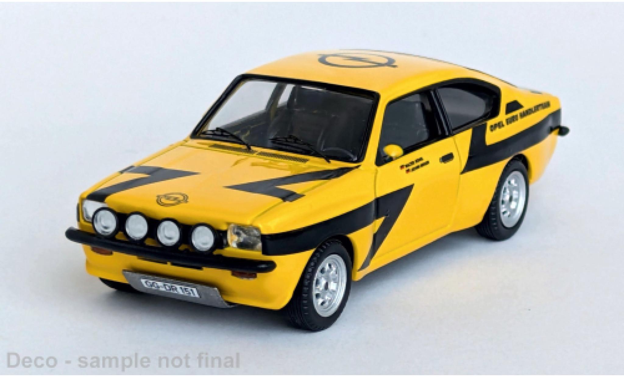 Opel Kadett 1/43 Trofeu GT/E gelb/schwarz Rally of Portugal 1975 1975 1:43 modellino in miniatura