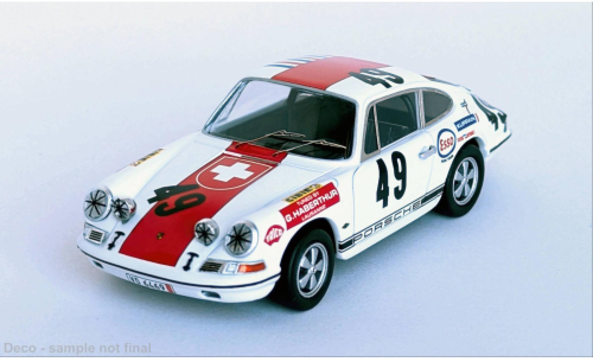 Porsche 911 1/43 Trofeu 24h Spa Francorchamps 1969 #49 1:43 modellino in miniatura