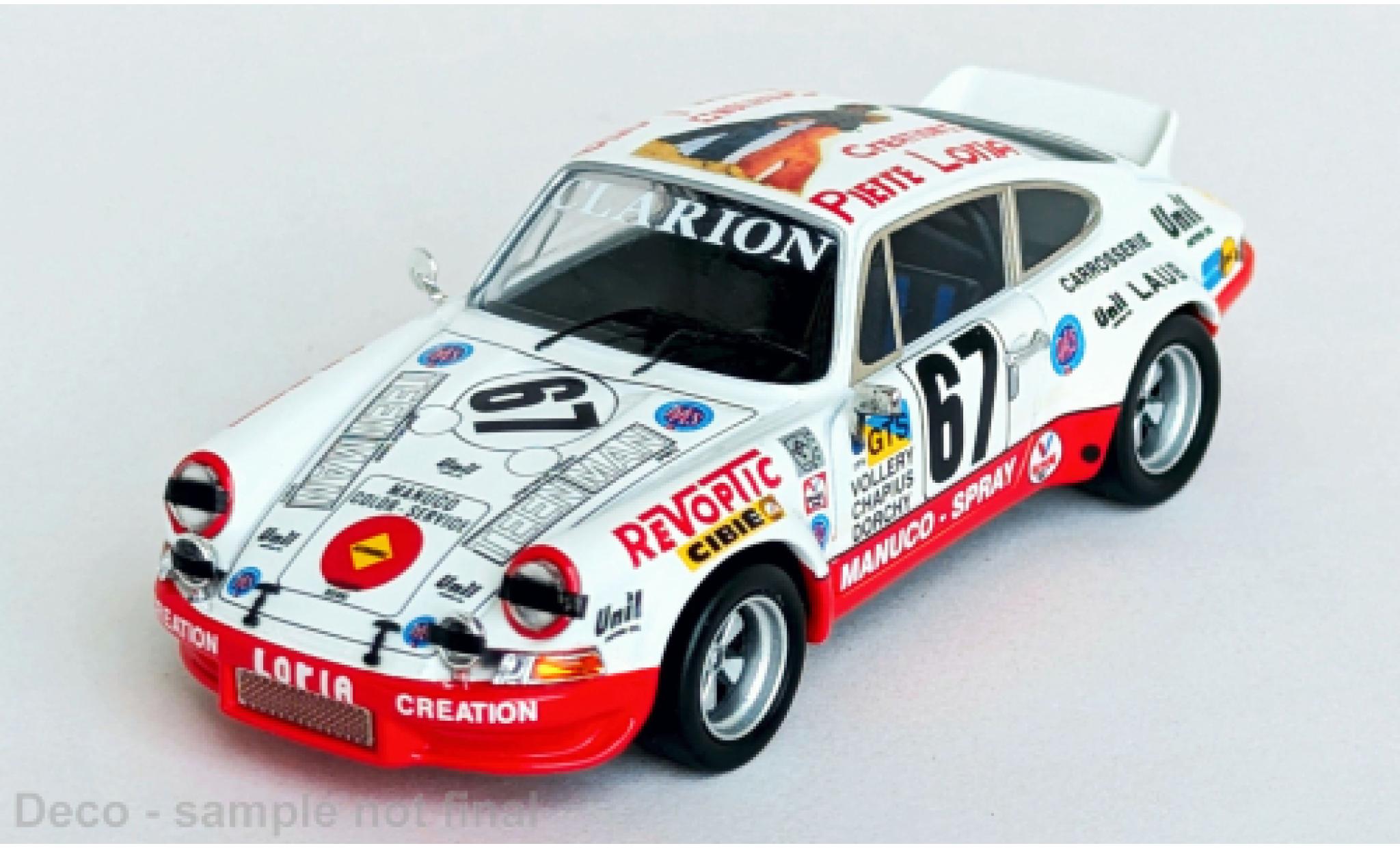 Porsche 930 RSR 1/43 Trofeu 911 Carrera 24h Le Mans 1974 #67 1:43 modellino in miniatura
