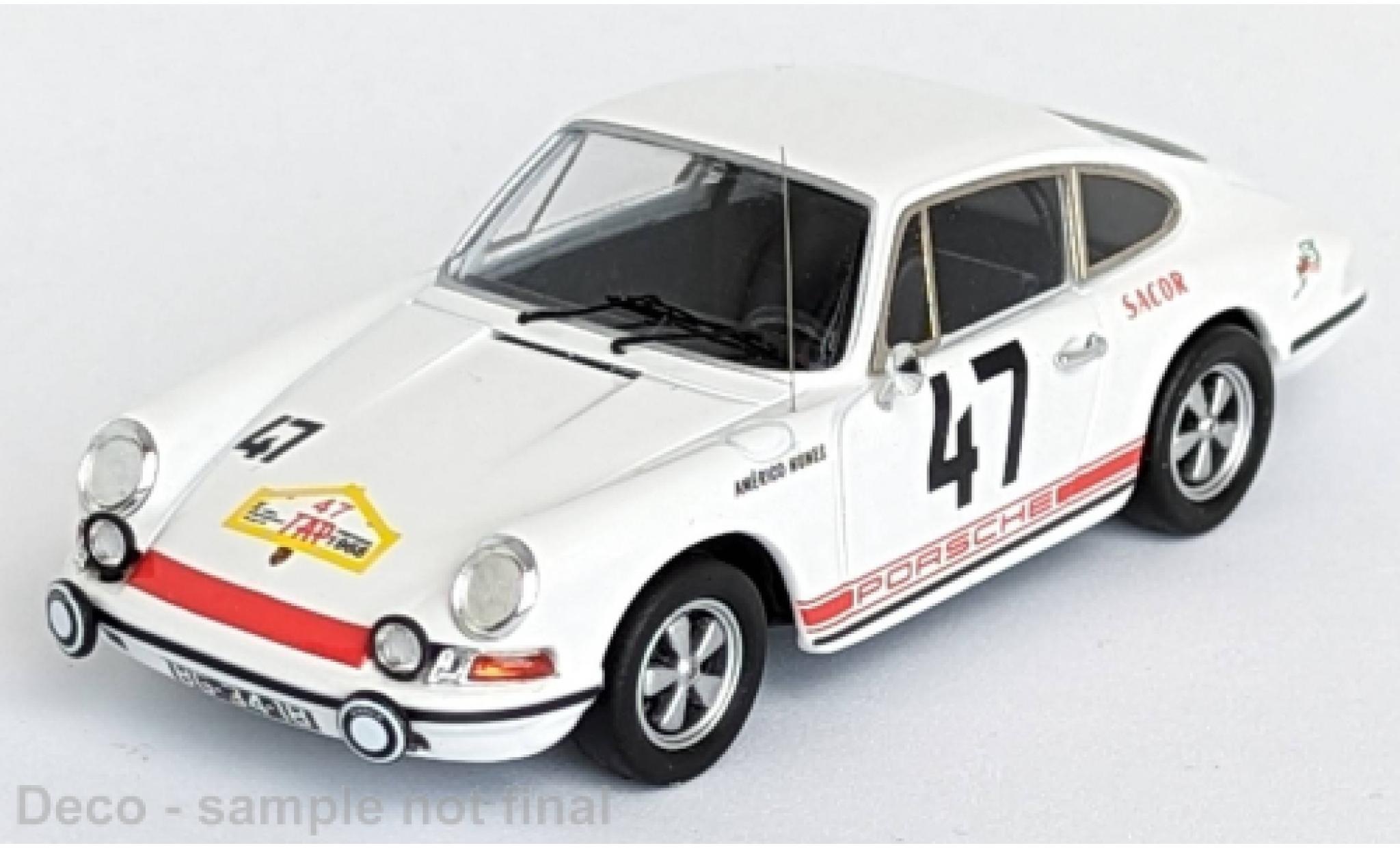 Porsche 911 1/43 Trofeu S No.47 Rallye Portugal 1968 1:43 modellino in miniatura