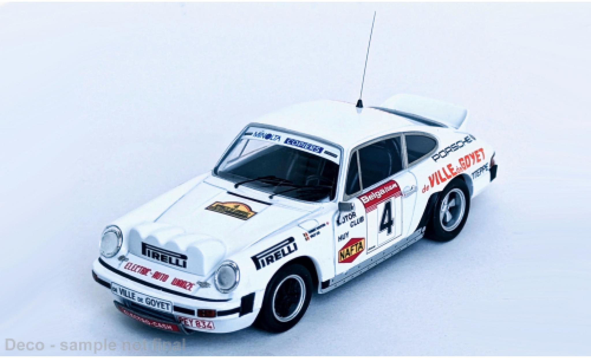 Porsche 930 1/43 Trofeu 911 SC Rallye du Condroz 1983 #4 1:43 modellino in miniatura