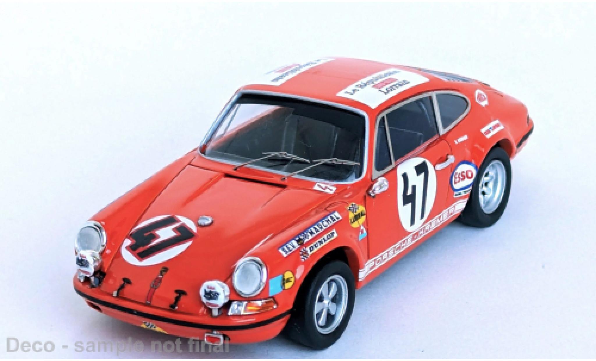 Porsche 911 1/43 Trofeu S 24h Le Mans 1970 Ecurie Luxembourg #47 1:43 modellino in miniatura