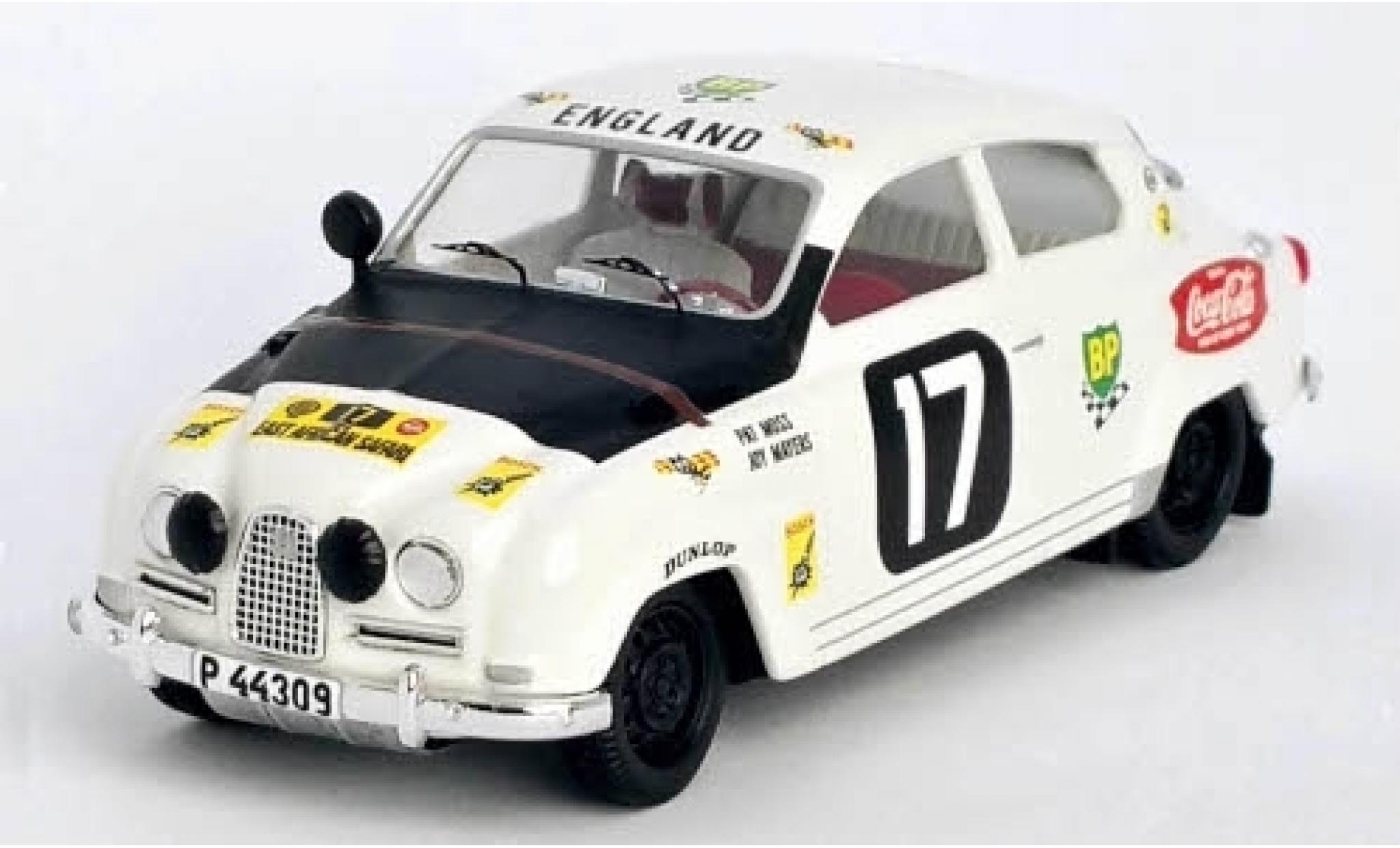 Saab 96 1/43 Trofeu No.17 East African Safari Rally 14 P.Moss-Carlsson/J.Mayers modellino in miniatura