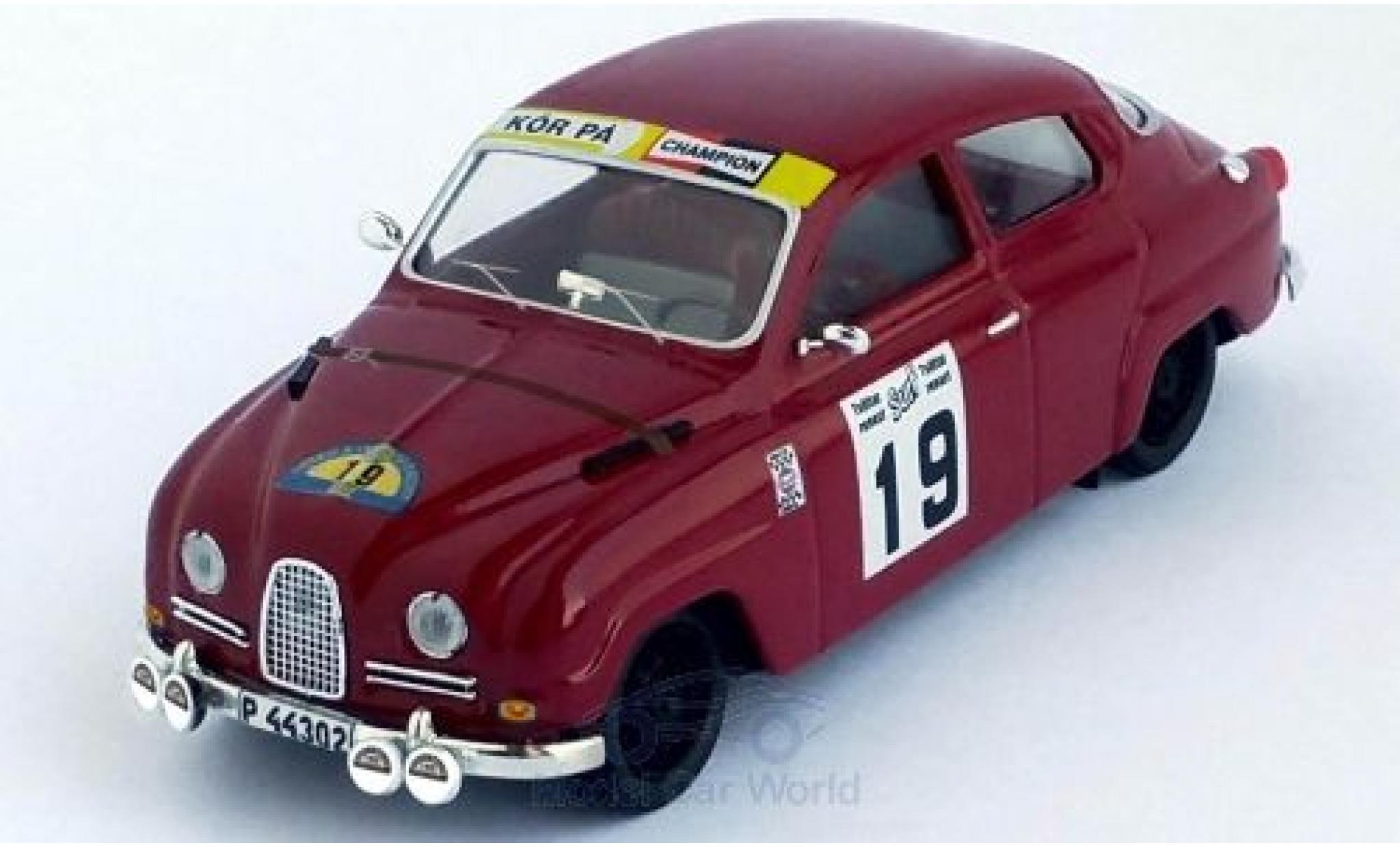 Saab 96 1/43 Trofeu No.19 Rallye Schweden 16 A.Andersson/S.-O.Svedberg modellino in miniatura