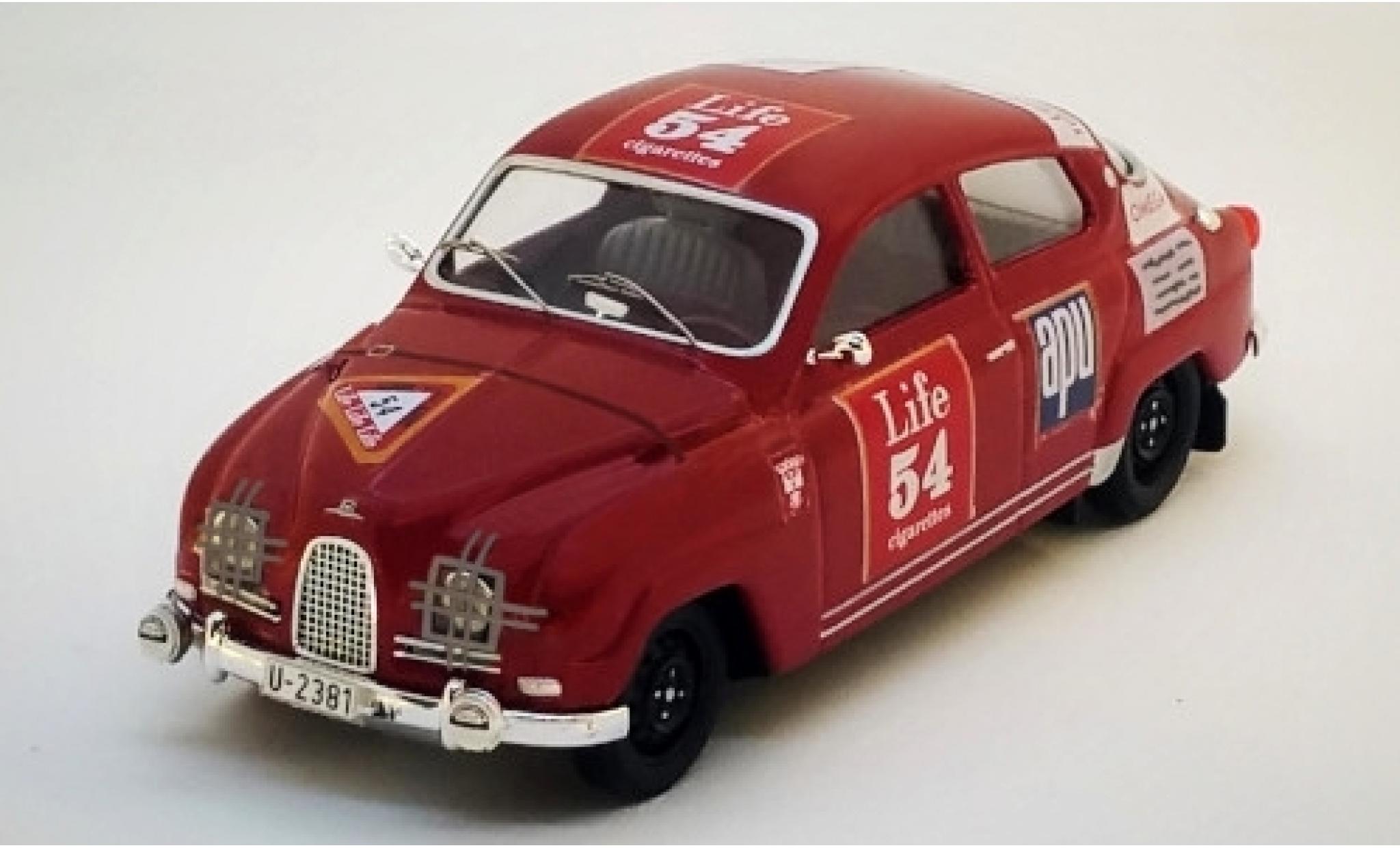 Saab 96 1/43 Trofeu No.54 1000 Lakes Rallye 14 S.Lampinen/J.Ahava modellino in miniatura