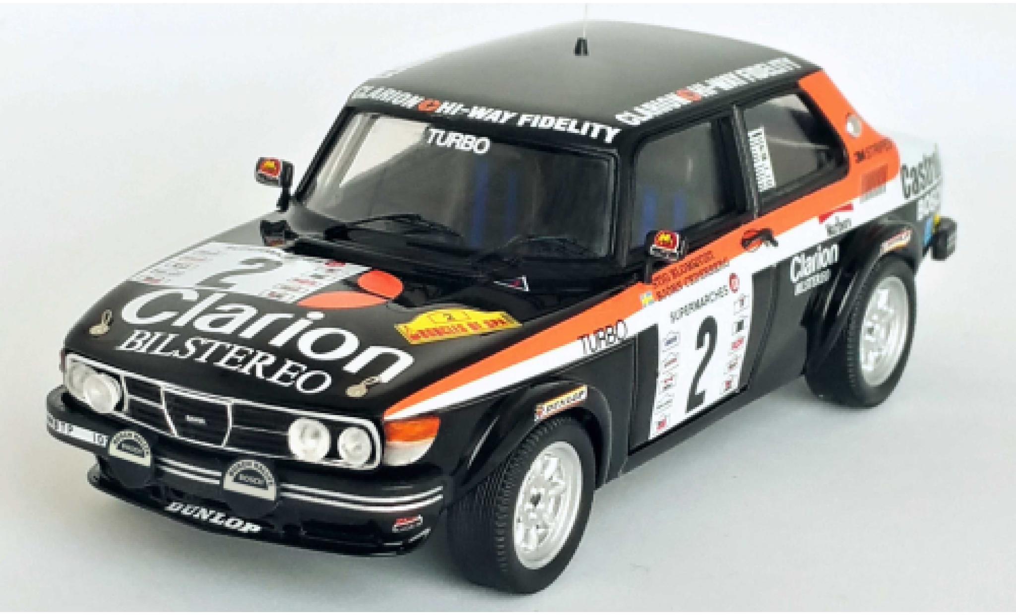 Saab 99 1/43 Trofeu No.2 Boucles de Spa 1980 S.Blomqvist/B.Cederberg modellino in miniatura