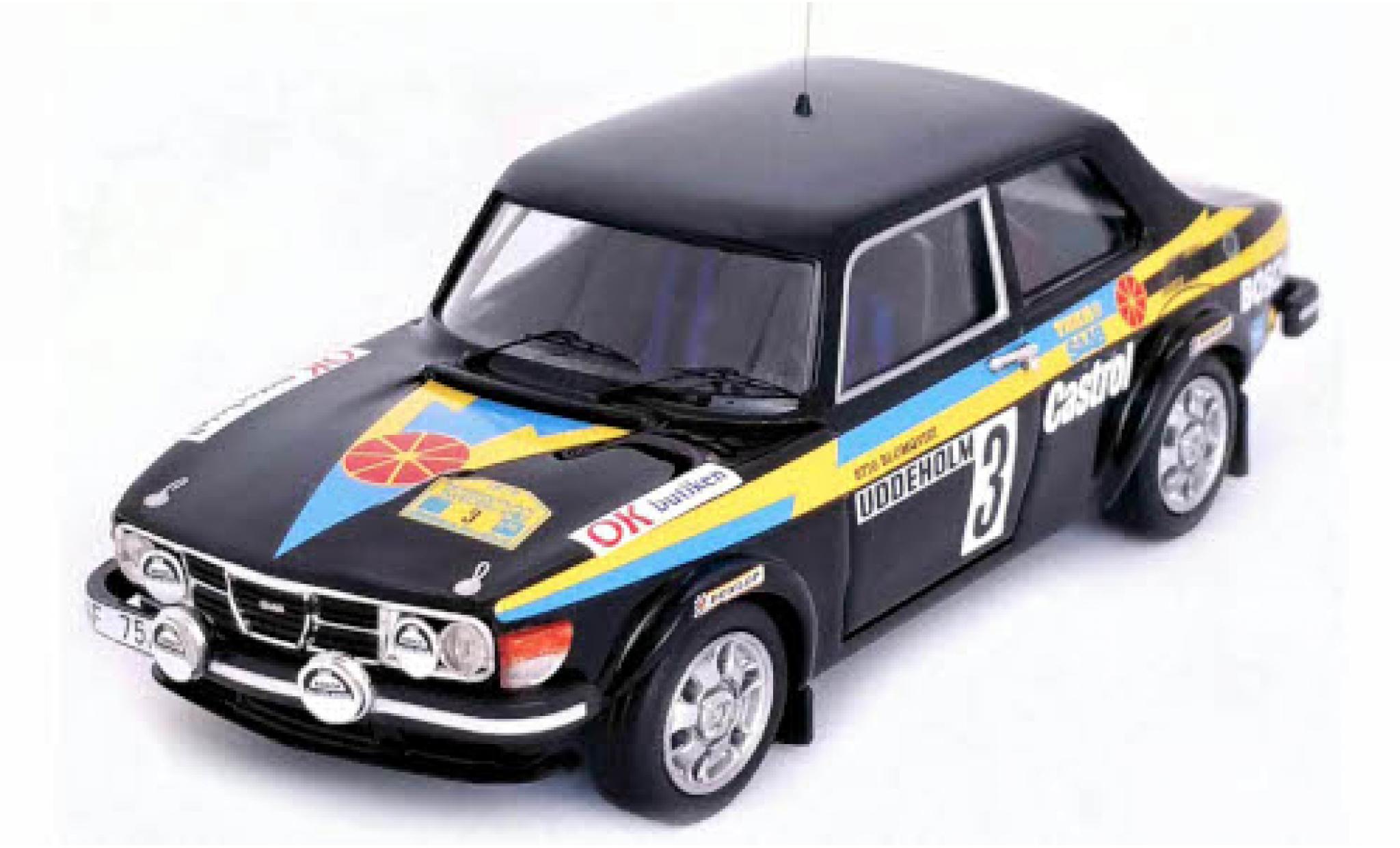 Saab 99 1/43 Trofeu No.3 Rallye WM Rallye Schweden 1979 S.Blomqvist/B.Cederberg modellino in miniatura