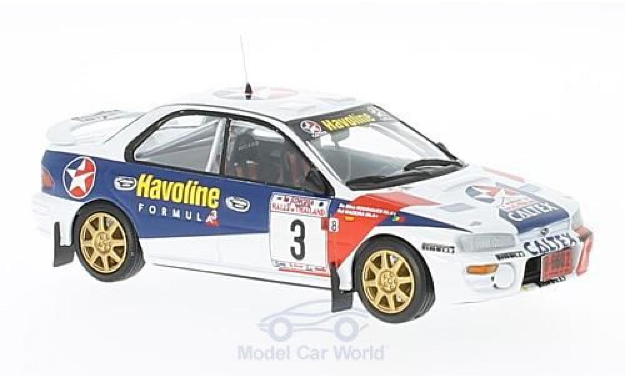 Subaru Impreza 1/43 Trofeu 4x4 Turbo No.3 Rallye Thailand 1997 R.Madeira/N.R.Silva modellino in miniatura