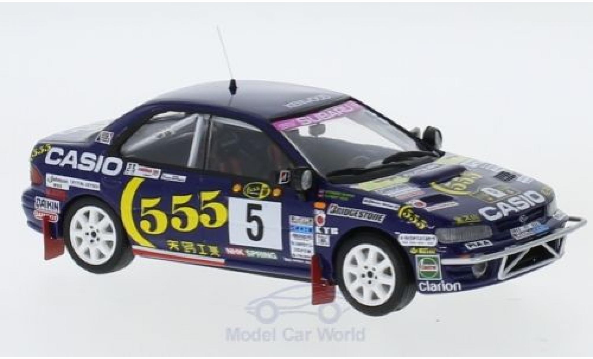 Subaru Impreza 1/43 Trofeu 4x4 Turbo No.5 555 Rallye WM Safari Rallye 1995 R.Burns/R.Reid modellino in miniatura