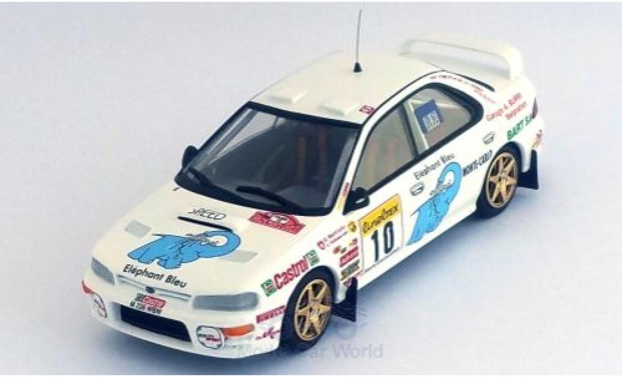 Subaru Impreza 1/43 Trofeu No.10 Rallye WM Rallye Monte Carlo 1997 O.Burri/C.Hofmann modellino in miniatura