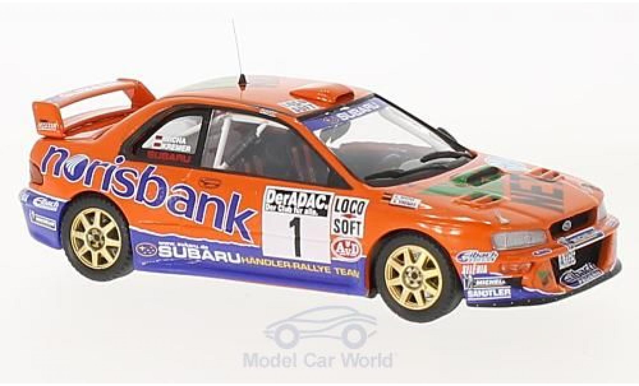 Subaru Impreza WRC 1/43 Trofeu S4 WRC98 No.1 Norisbank Rallye DM Rallye Deutschland 2000 A.Kremer/K.Wicha modellino in miniatura