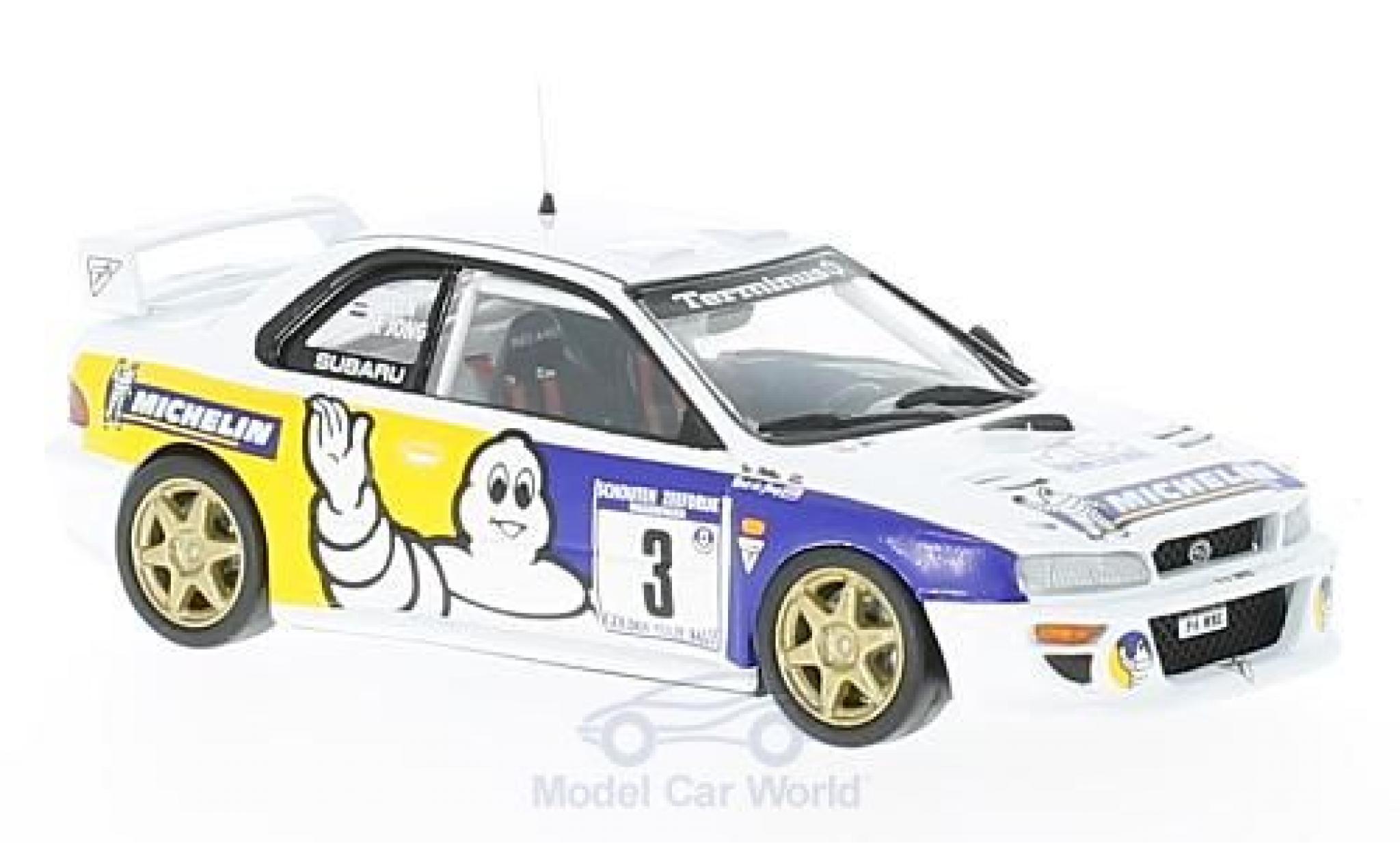 Subaru Impreza WRC 1/43 Trofeu WRC No.3 Michelin Tulpenrallye 1998 B. D Jong/T. Hillen modellino in miniatura