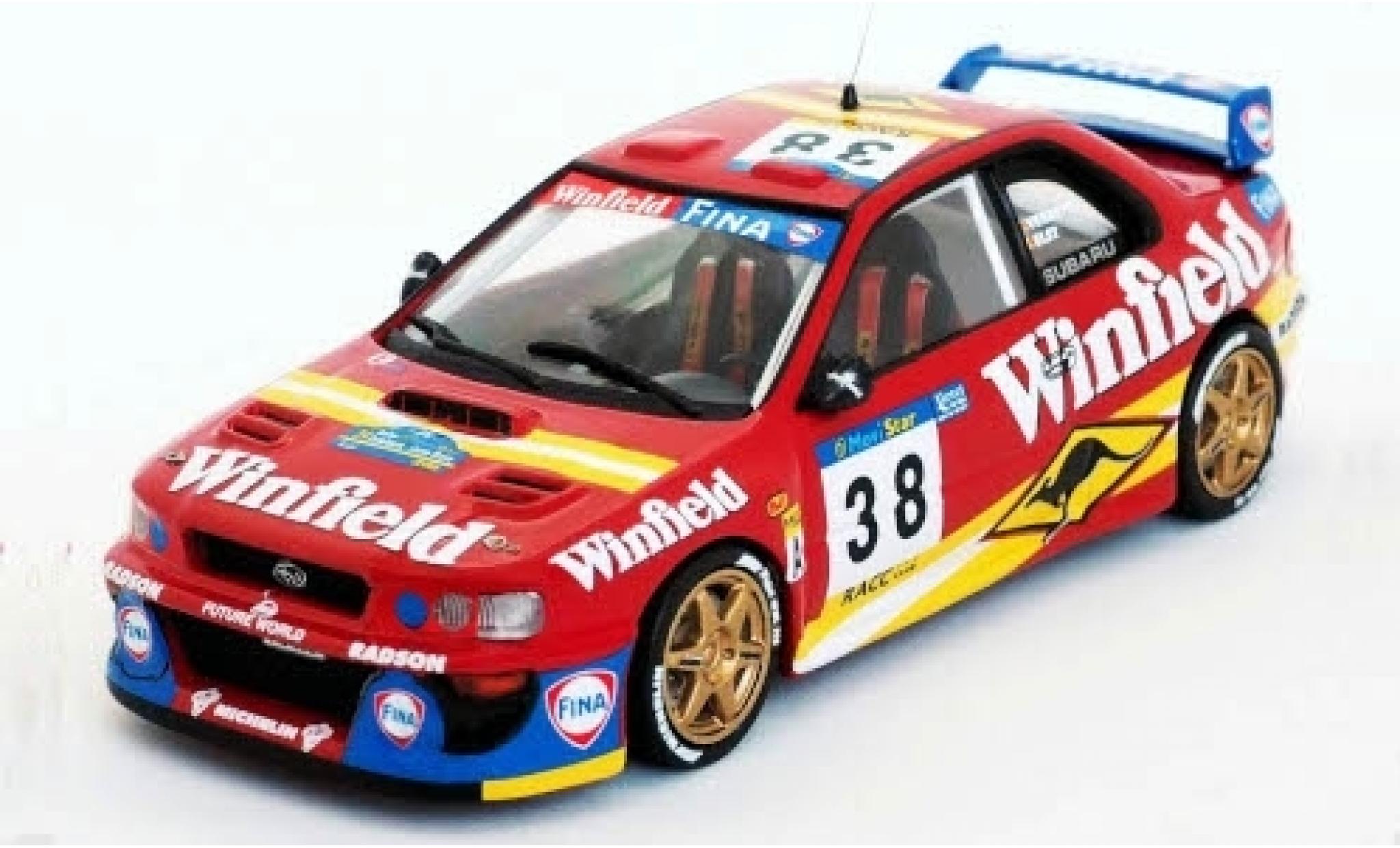 Subaru Impreza 1/43 Trofeu WRC No.38 Winfield Rallye WM Rally Catalunya 1998 R.Verreydt/J-F.Elst modellino in miniatura