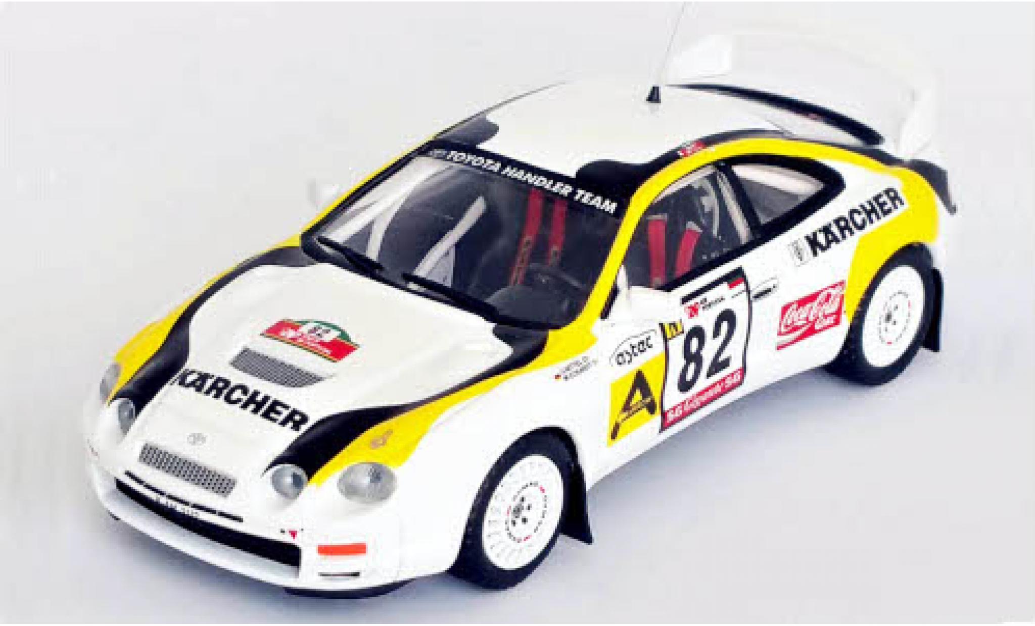 Toyota Celica 1/43 Trofeu GT Four No.82 Händler Team Kärcher Rallye WM Rallye Portugal 1995 U.Nittel/M.Eckardt modellino in miniatura
