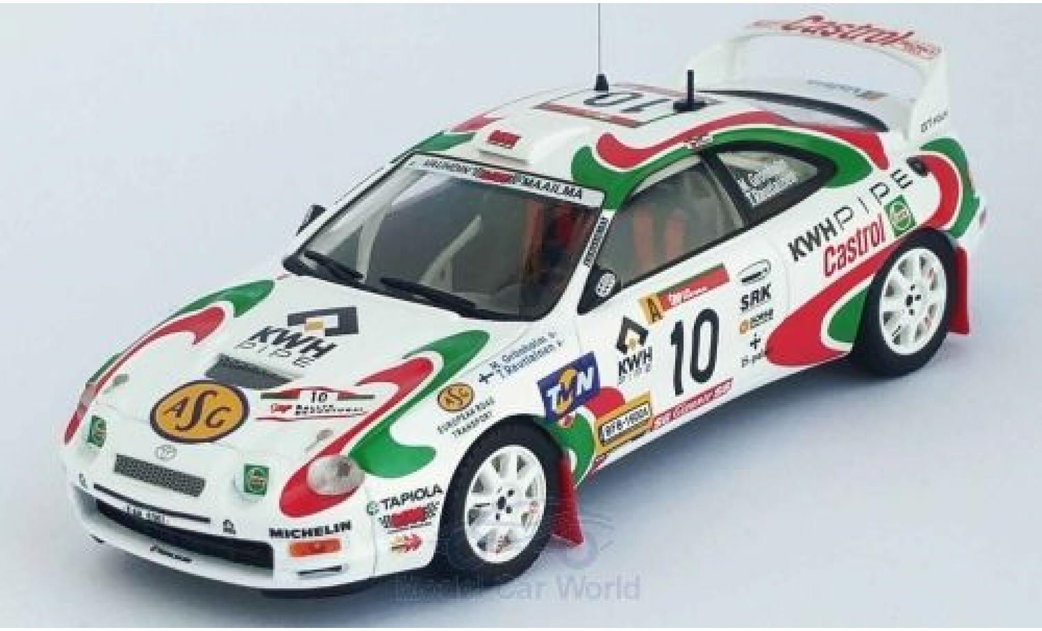 Toyota Celica 1/43 Trofeu (ST205) GT Four No.10 Rallye WM Rally Portugal 1997 M.Grönholm/T.Rautiainen modellino in miniatura