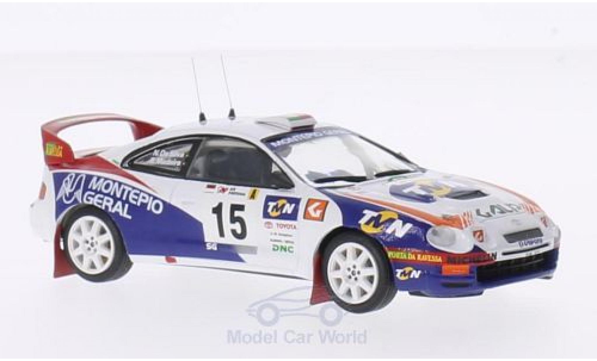 Toyota Celica 1/43 Trofeu ST205 No.15 Rallye Portugal 1998 R.Madeira/N.R.Silva modellino in miniatura