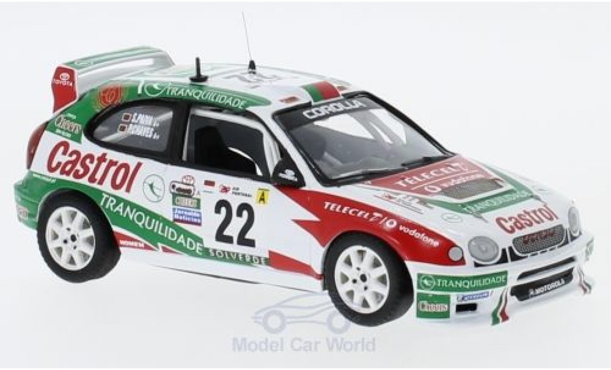 Toyota Corolla WRC 1/43 Trofeu WRC No.22 Rallye WM Rallye Portugal 2001 P.Matos Chaves/S.Paiva modellino in miniatura